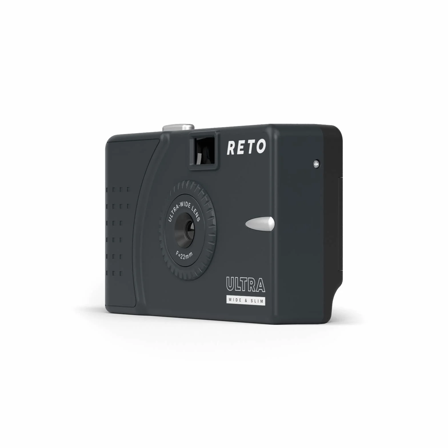 RETO Ultra Wide i Slim 35 mm kamera filmowa wielokrotnego użytku obiektyw szerokokątny 22 mm ciemnoszary