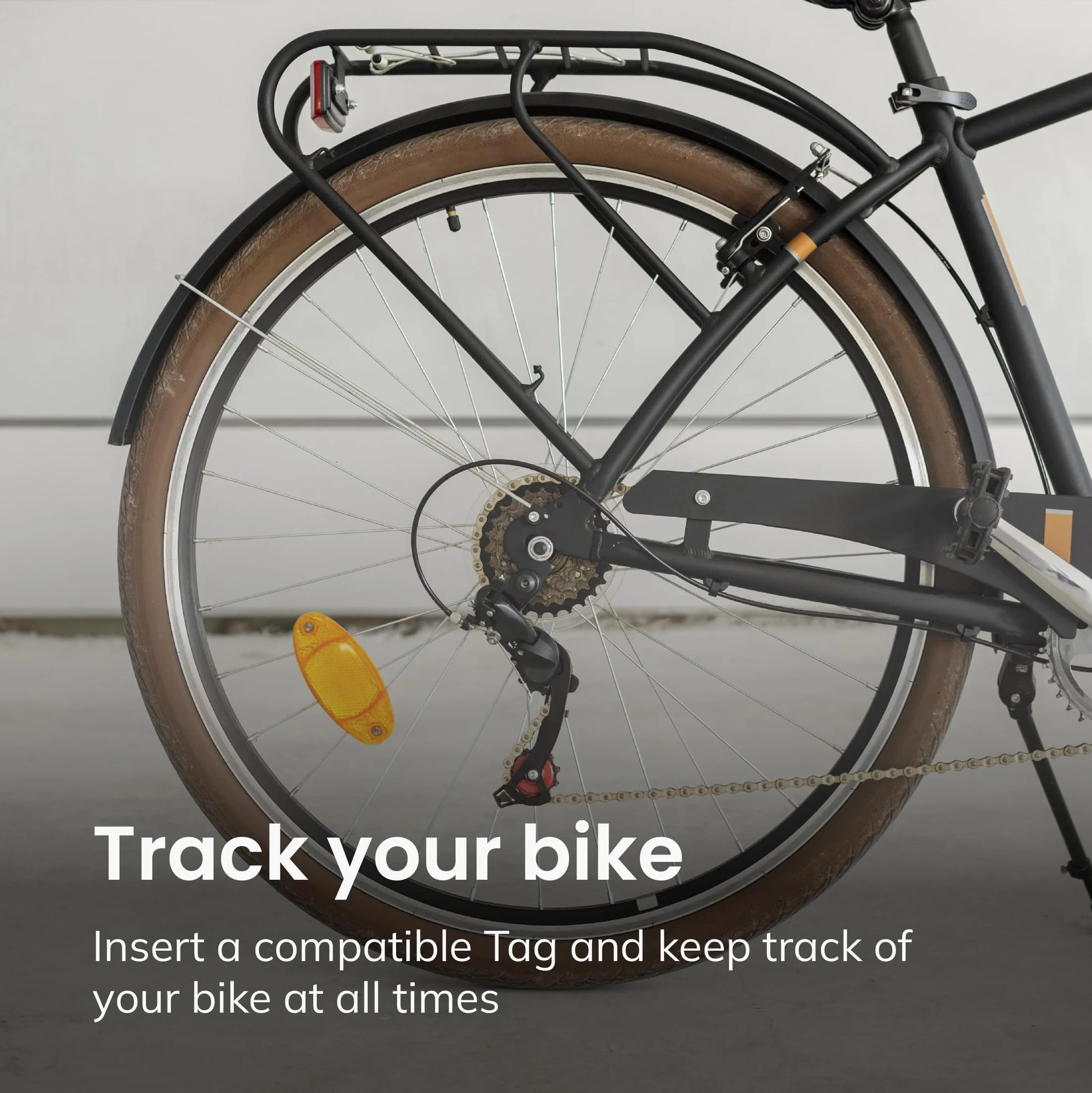 OVERADE - AIRFLEC x2 - AIRTAG GPS Tracker - Katadioptry kół - Zabezpieczenie przed kradzieżą roweru