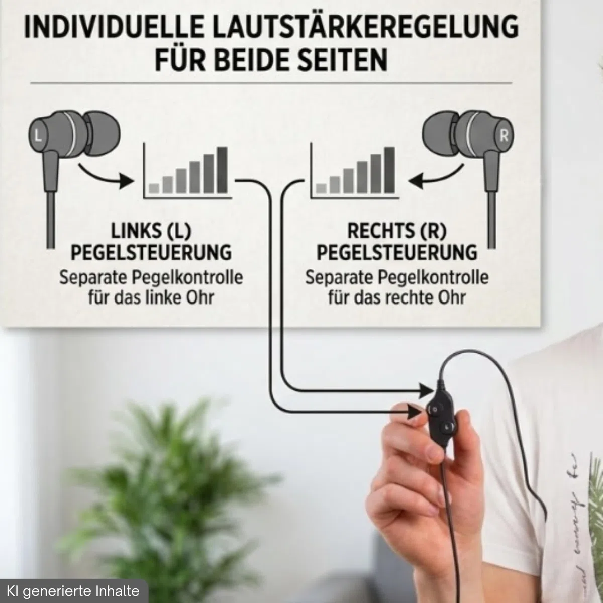 TronicXL Słuchawki z pałąkiem na podbródek do TV PC i seniorów HiFi 117dB głośne słuchawki telewizyjne z kablem 3 m długości 3,5 mm wtyczka jack