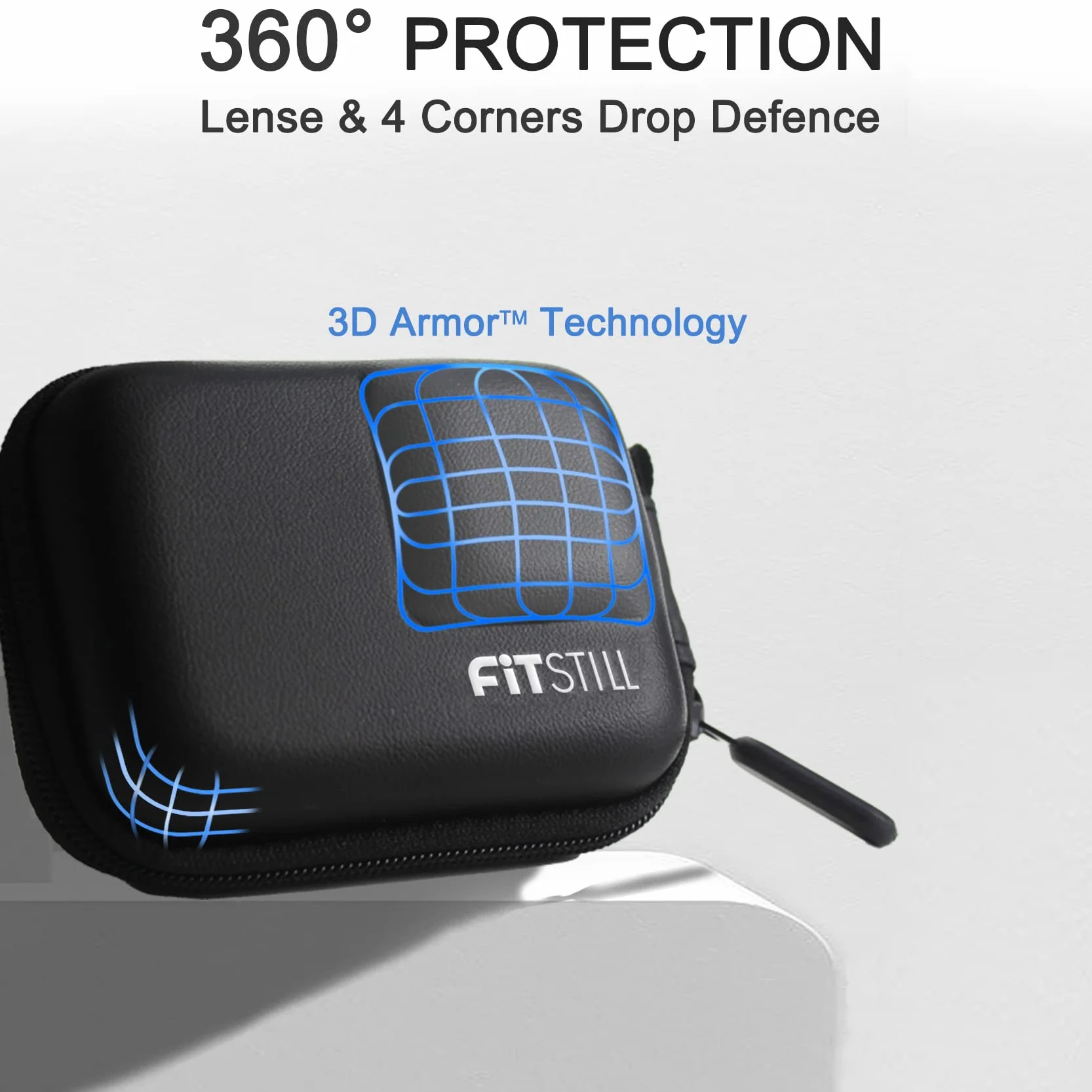 FitStill Zestaw do przechowywania Go Pro Hero 13, silikonowe etui, ochrona ekranu i obiektywu