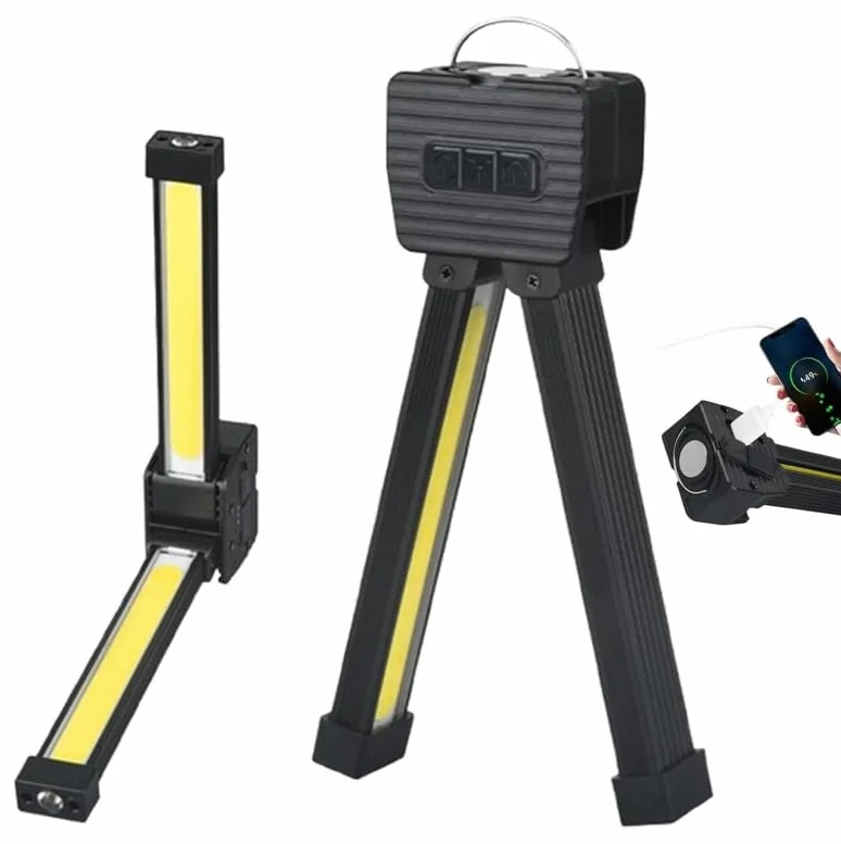 Lampa pozycyjna, lampa do studia fitness do pozowania, magnetyczna lampa pozycyjna, przenośna lampa do studia fitness z 7-stopniową funkcją ściemniania, 4 różnymi kolorami światła i funkcją składania