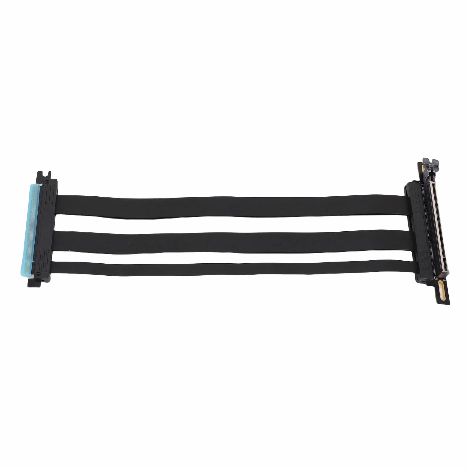 aqxreight aqxreight Kabel Nośny PCIe 5.0 X16 Ekranowany Pod Kątem 90 Stopni Przedłużacz GPU do Modeli i Serwerów RTX 4090, ITX Szybki Kabel PCI 5.0 X16 128 Gb/s Elastyczna Konstrukcja do Obudów