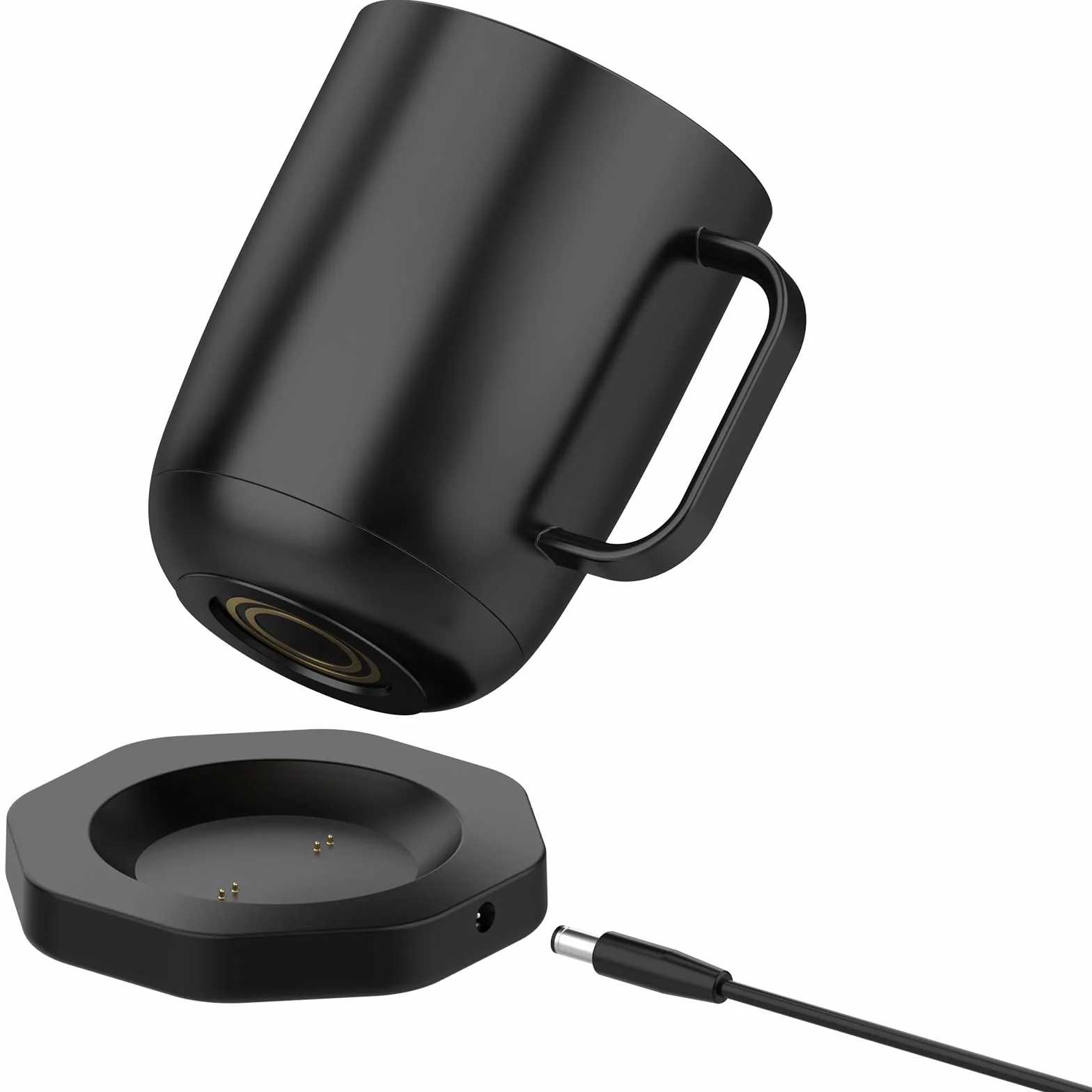 Zapasowa podstawa ładująca kompatybilna z Ember Temperature Control Smart Mug 2, stacja ładująca kubki, interfejs sondy stacja ładująca stacja ładująca