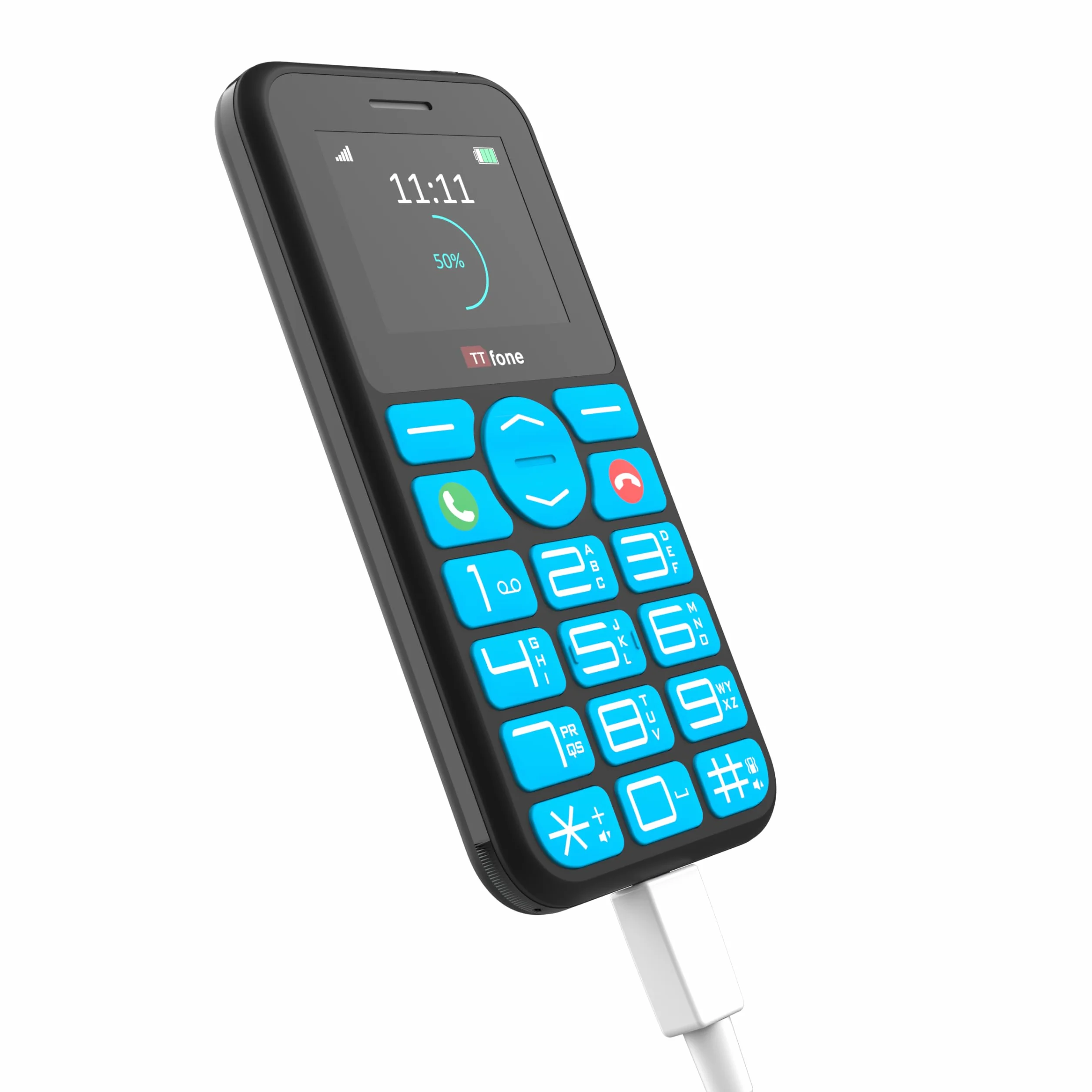 TTfone TT190 Duży przycisk Senior Unlocked Emergency Mobile Phone - najtańszy prosty telefon