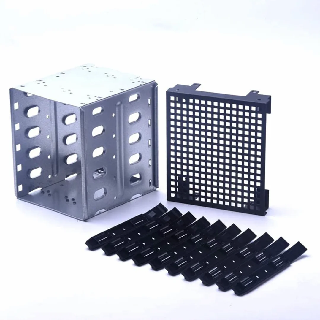 5,25 na 5 x 3,5 HDD Cage Rack obudowa dysku twardego adapter