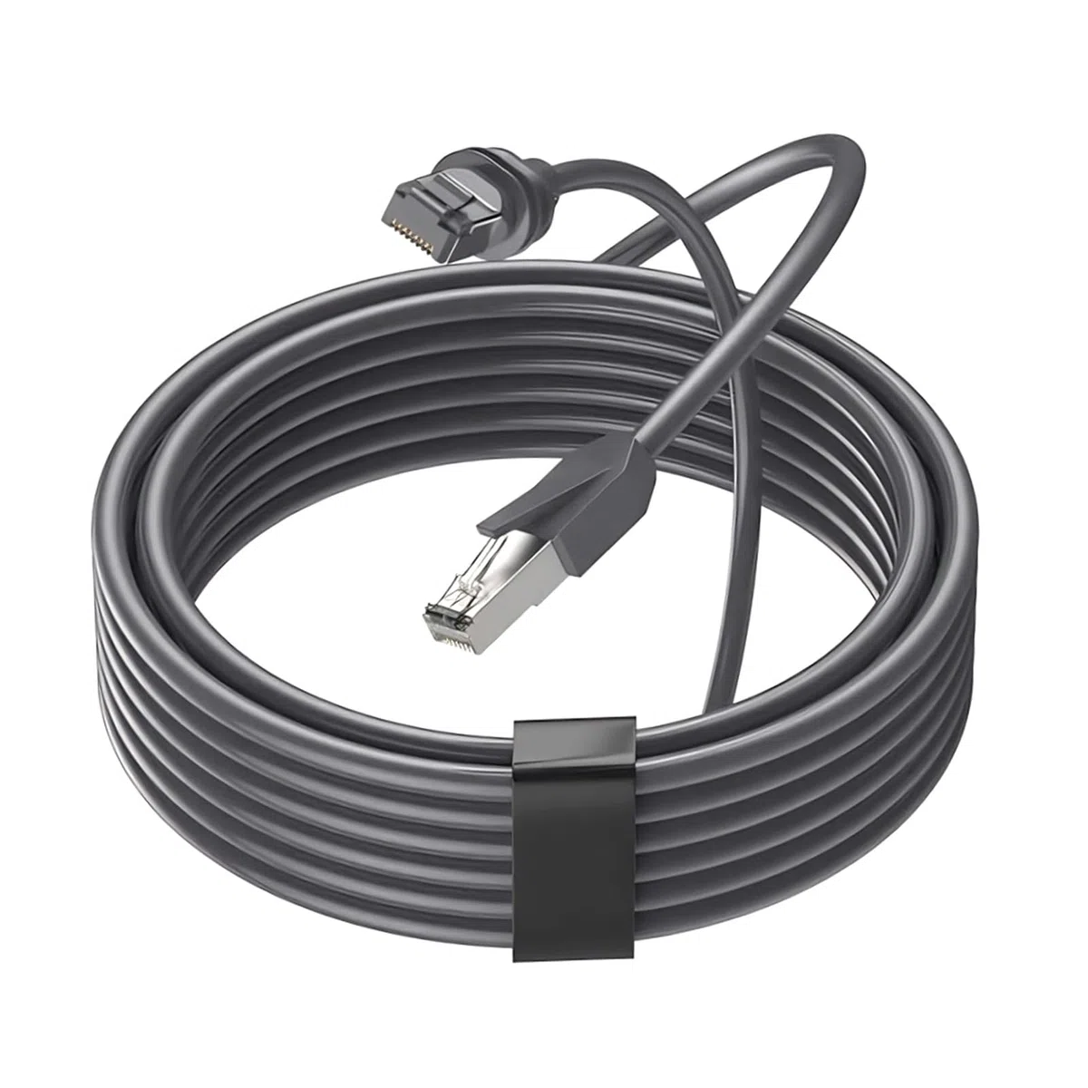 Jiawu Wodoodporny Kabel Antenowy RJ45 Trzeciej Generacji, Szybki Kabel Zamienny o Długości 82 Stóp, do zastosowań Zewnętrznych