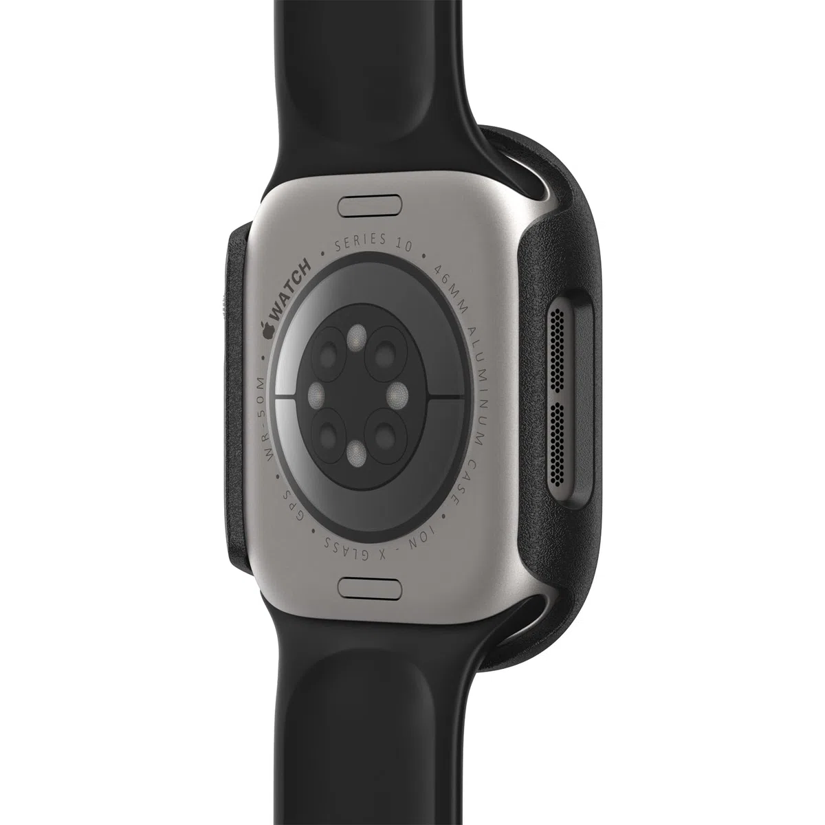 Watch Bumper OtterBox do Apple Watch Series 11/10-46mm, odporne na wstrząsy, odporne na upadki, smukłe etui ochronne na zegarek Apple Watch, chroni wyświetlacz i krawędzie, Czarne
