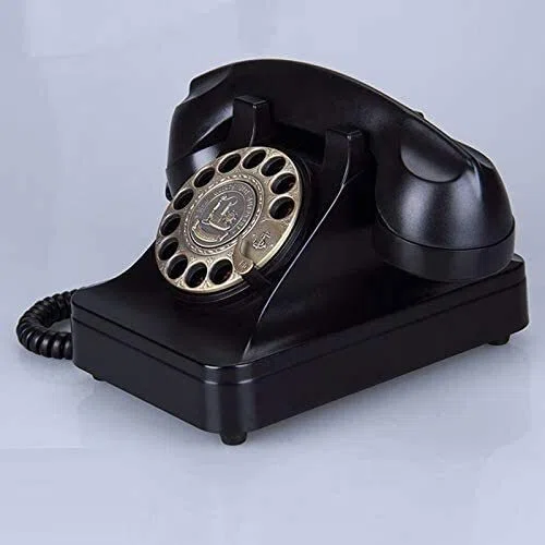 Telefon Domowy Telefon Stacjonarny Telefon Retro Telefon Zabytkowy Telefon Domowy Do Pokoju Gościnnego Telefon Z Tarczą Obrotową Telefon Głośnomówiący Ponowne Wybier