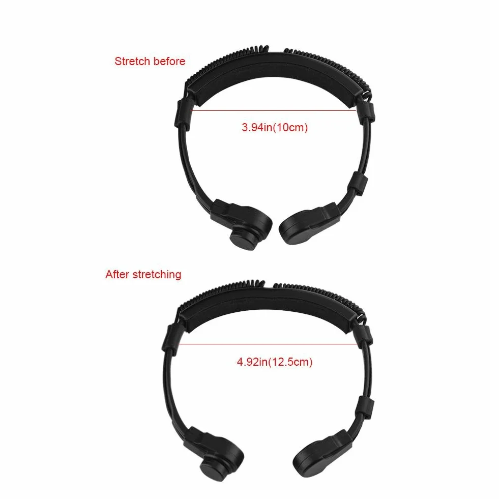 Throat Mic zestaw słuchawkowy, rura akustyczna gardło mikrofon mikrofon przewód powietrza słuchawki PTT do UV-5R BF-888S Walkie Talkie