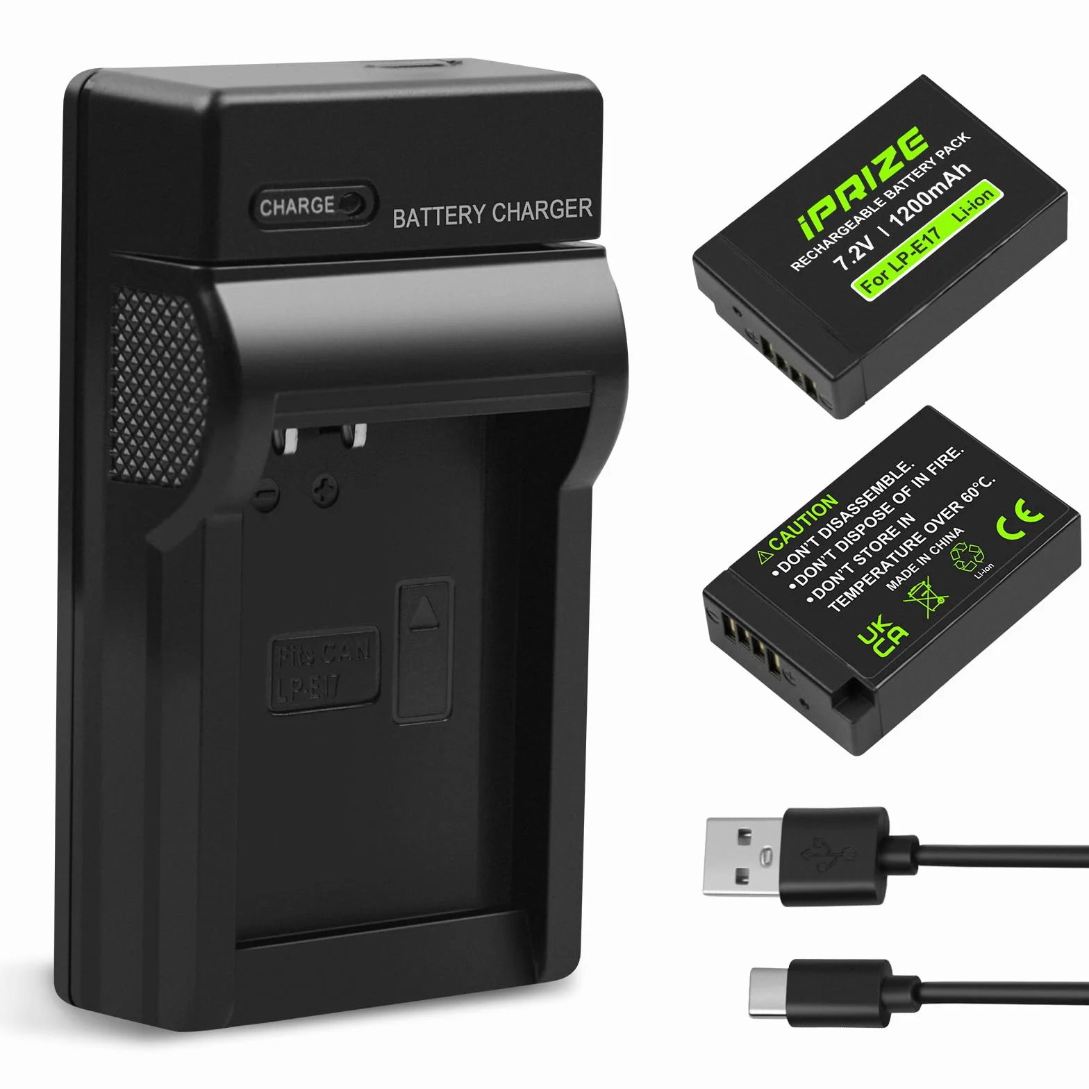 2X LP-E17 akumulator 1200 mAh i ładowarka do Canon EOS RP R8 R10 R50 R100, EOS M3 M5 M6 M6 Mark II, EOS 200D 250D 77D 750D 760D 800D 850D, aparat KISS X8i