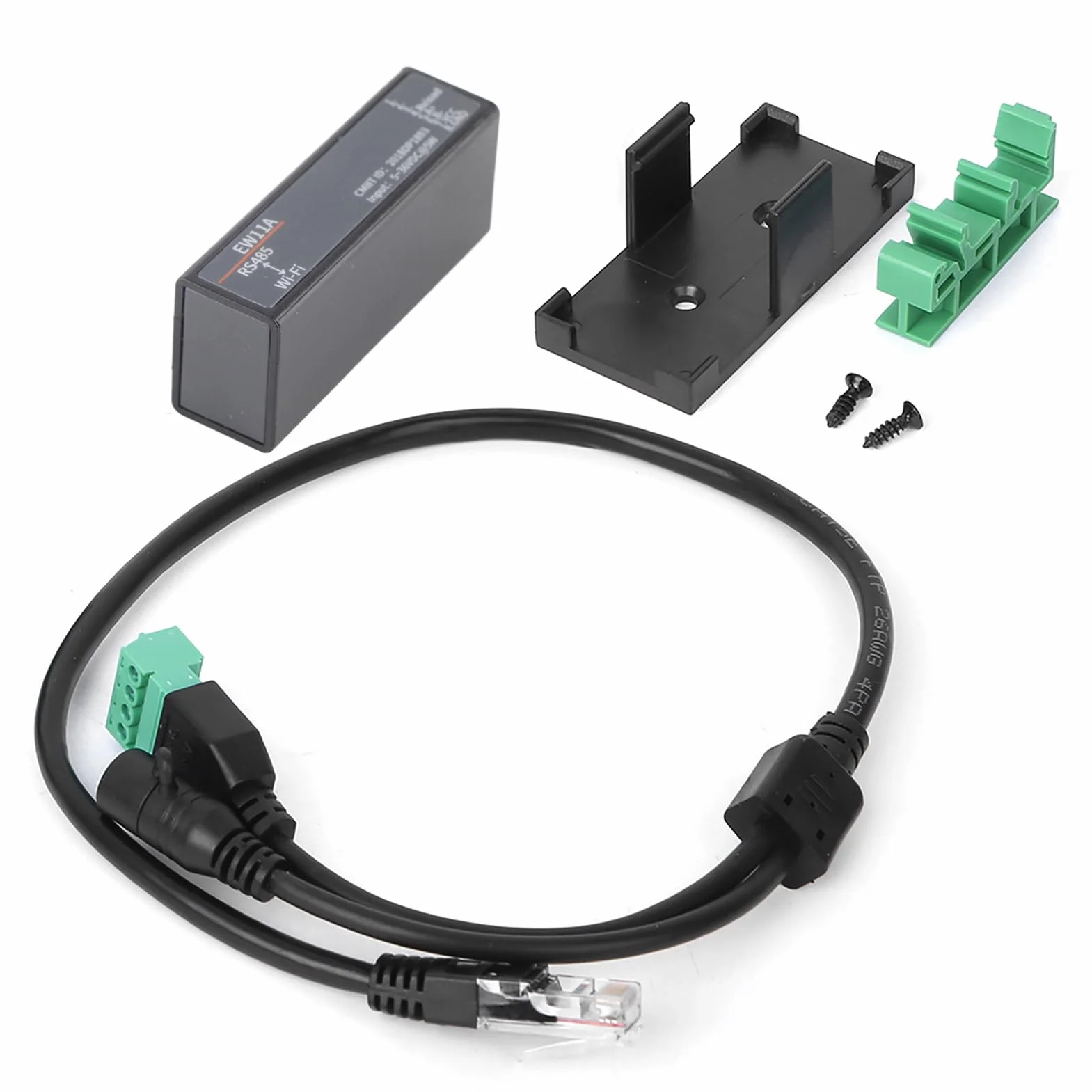 HF7221 Serwer Portu Szeregowego na WiFi Modbus DTU Moduł Komunikacji Bezprzewodowej Wbudowana Antena 802.11b/g/n 18x26x61mm