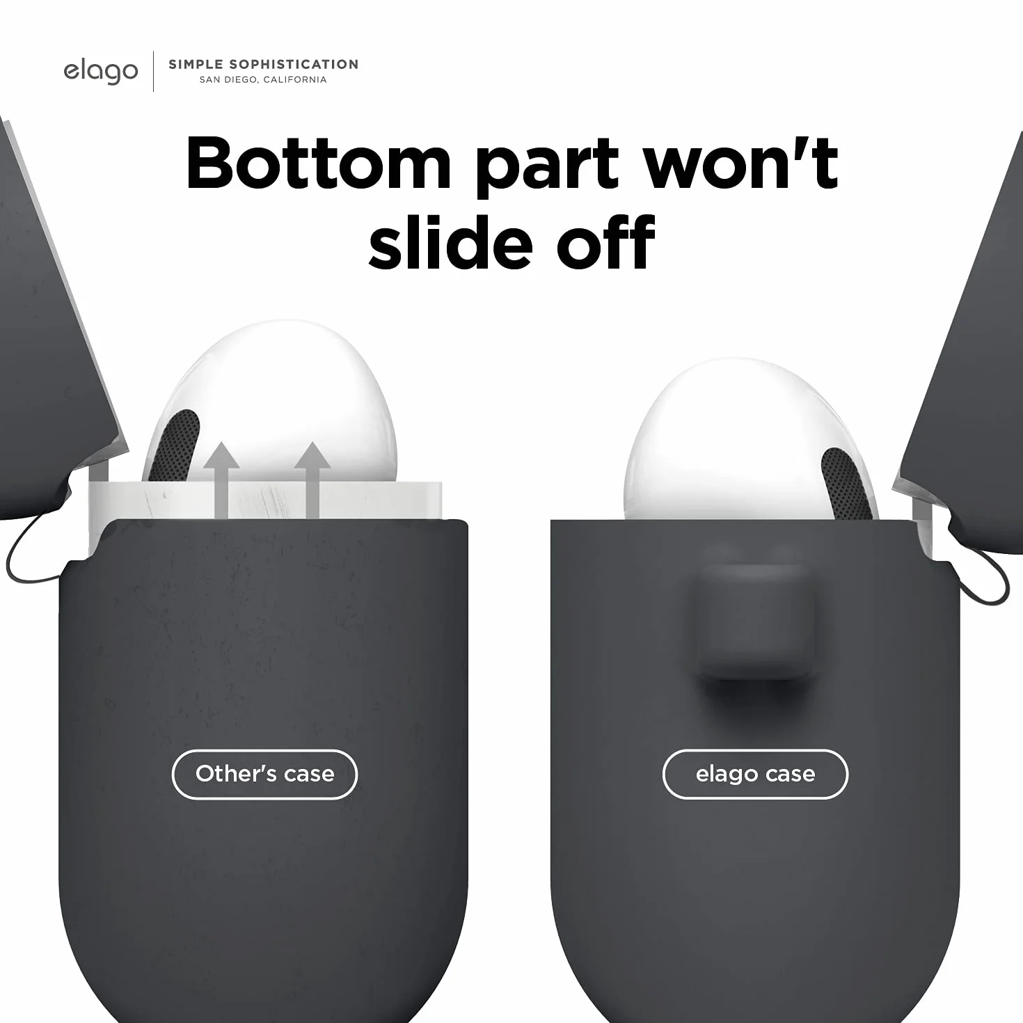 Elago Airpods 3 Etui do zawieszenia - ciemnoszare