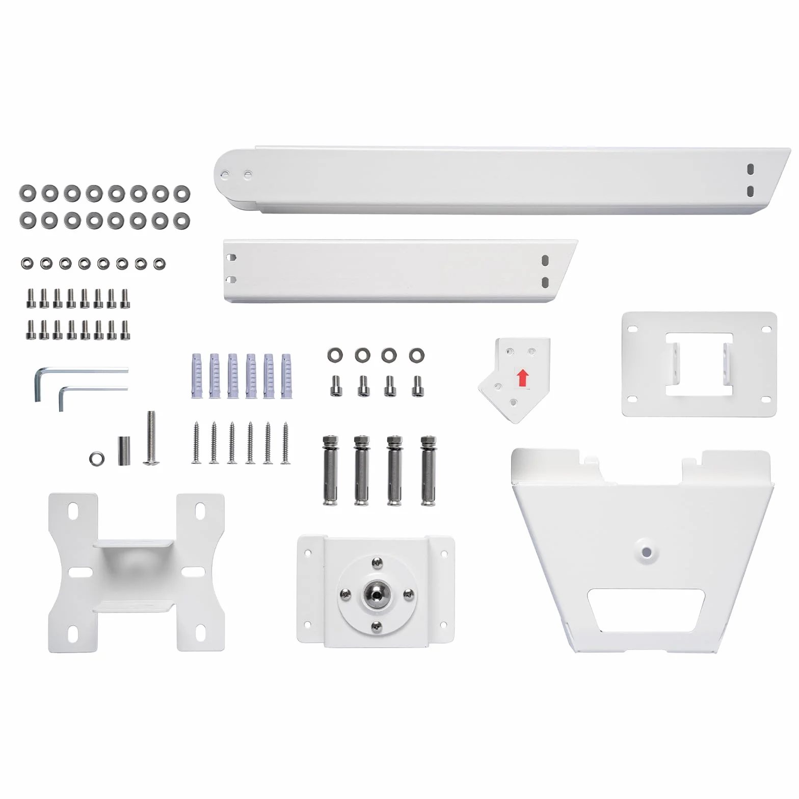 shinar Metalowy uchwyt ścienny kompatybilny z adapterem rurowym Starlink Gen 3 do Starlink, regulowany do 360°/pochylny/wychylny-50°/50°, uchwyt ścienny / dach Starlink, uchwyt masztu V3