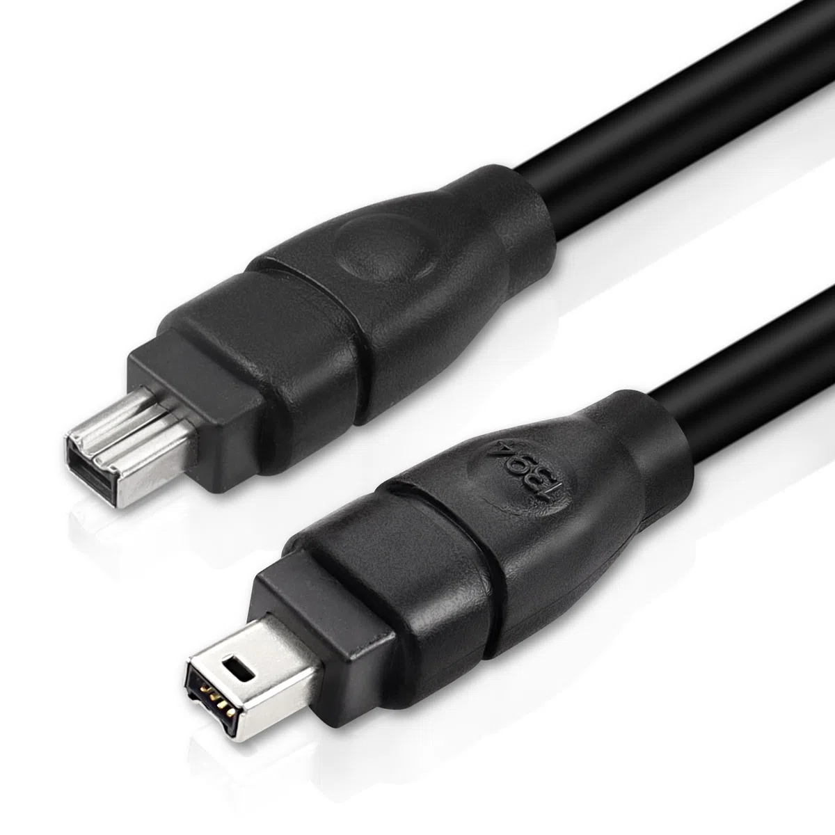 MEIRIYFA FireWire 4 Pin na 4 Pin kabel wtyczka do wtyczki IEEE 1394B 400 do 400 kabel DV iLink kabel do laptopa PC na kamerę - 1,8 m