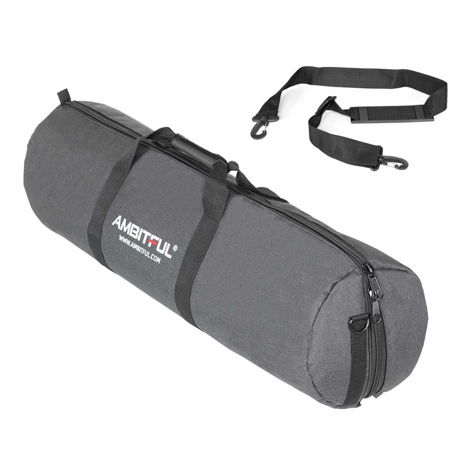 AMBITFUL Widened Version Tripod Carrying Case Bag 70CM / 27.5inch for Light Stands,Boom Stand,Umbrella and Tripod Photography Accessories(70cm/27.5in) x (Φ18cm/7in)