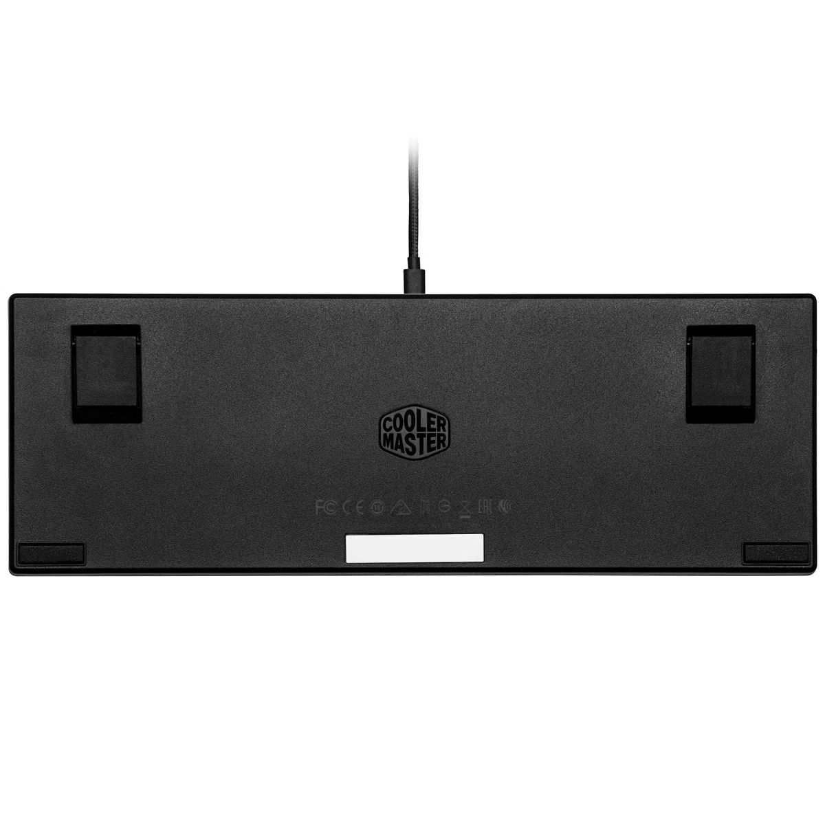Cooler Master Przewodowa klawiatura do gier - układ IT kompaktowy 60%, mechaniczny przełącznik niskiego profilu, podświetlenie RGB z przyciskiem, sterowanie lotem, kompatybilny z systemami