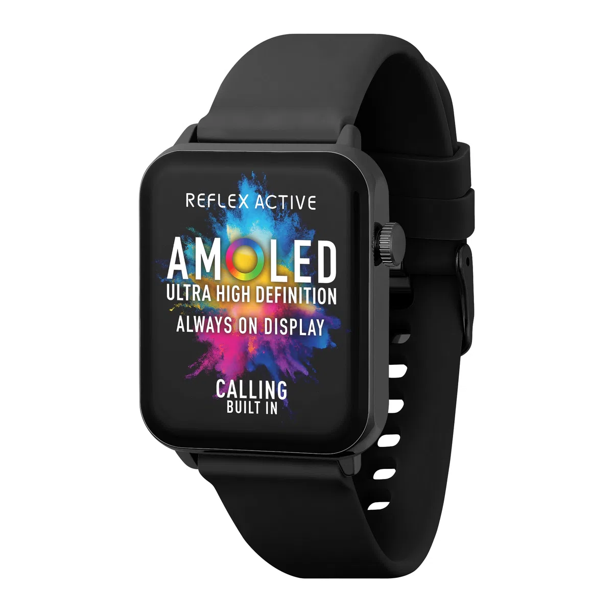 Reflex Active Amoled Seria 30 1,78'' Ekran zawsze włączony 30 Czarny Smartwatch