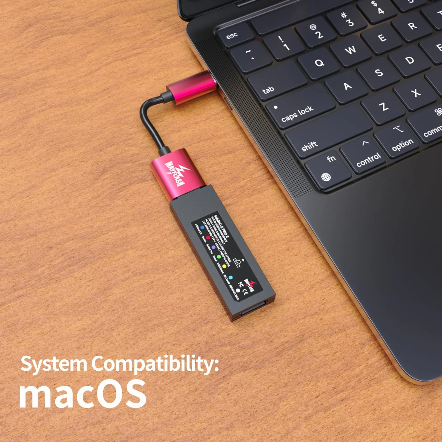 MAYFLASH Magic-S PRO 2 Wireless Bluetooth USB Adapter for PS4, NS, NS 2, macOS, Windows, Raspberry Pi, Compatible with Xbox Series X & S, Xbox One, PS5 Controller and More