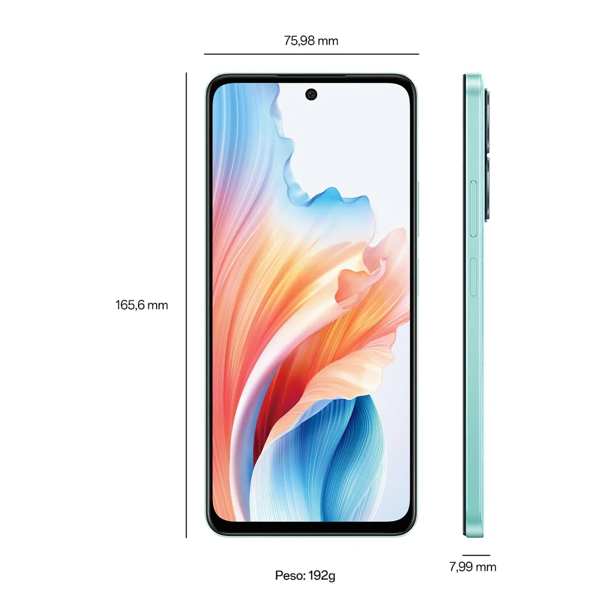 OPPO A58 6.72, czarny (S0238498)
