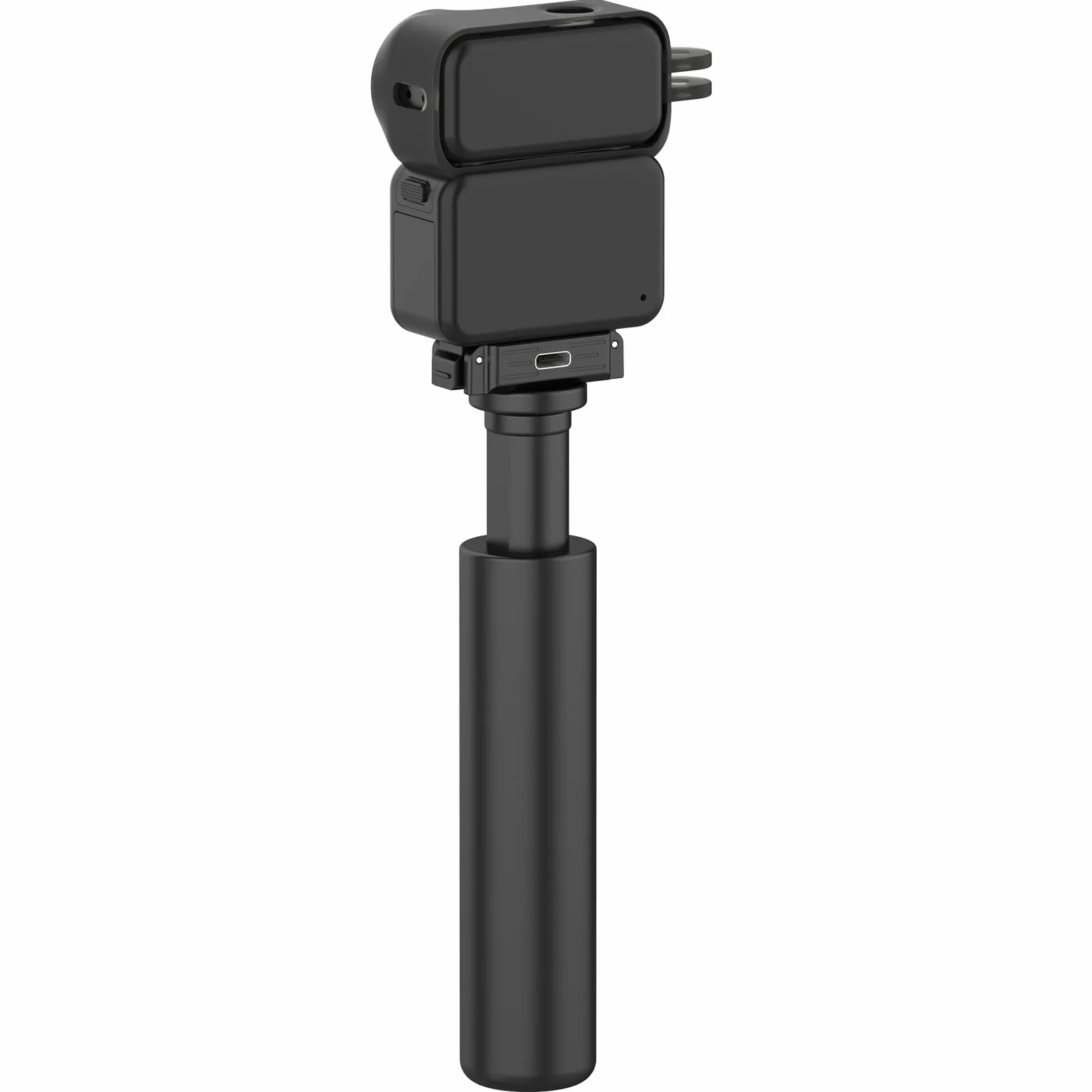 LOKEKE Kompatybilny z podstawą adaptera DJI Action 6, ładowarka Quick Release, stacja ładująca, stojak kompatybilny z DJI Osmo Nano z portem USB typu C, stop cynku, bez kabla do ładowania