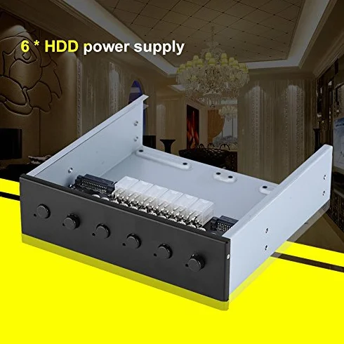 Estink Przełącznik Sterowania Zasilaniem HDD IDE 2xSATA 15-pin Samoblokujący Dysk Twardy SATA 2,5 Cala