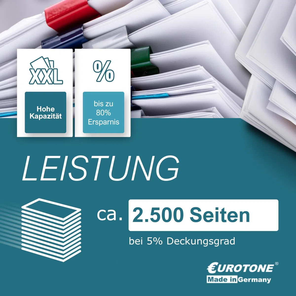 Eurotone 3X toner kompatybilny z Panasonic KX-MB 1500 1501 1507 1520 1530 1537 zastępuje KX-FAT410X KXFAT410X czarny