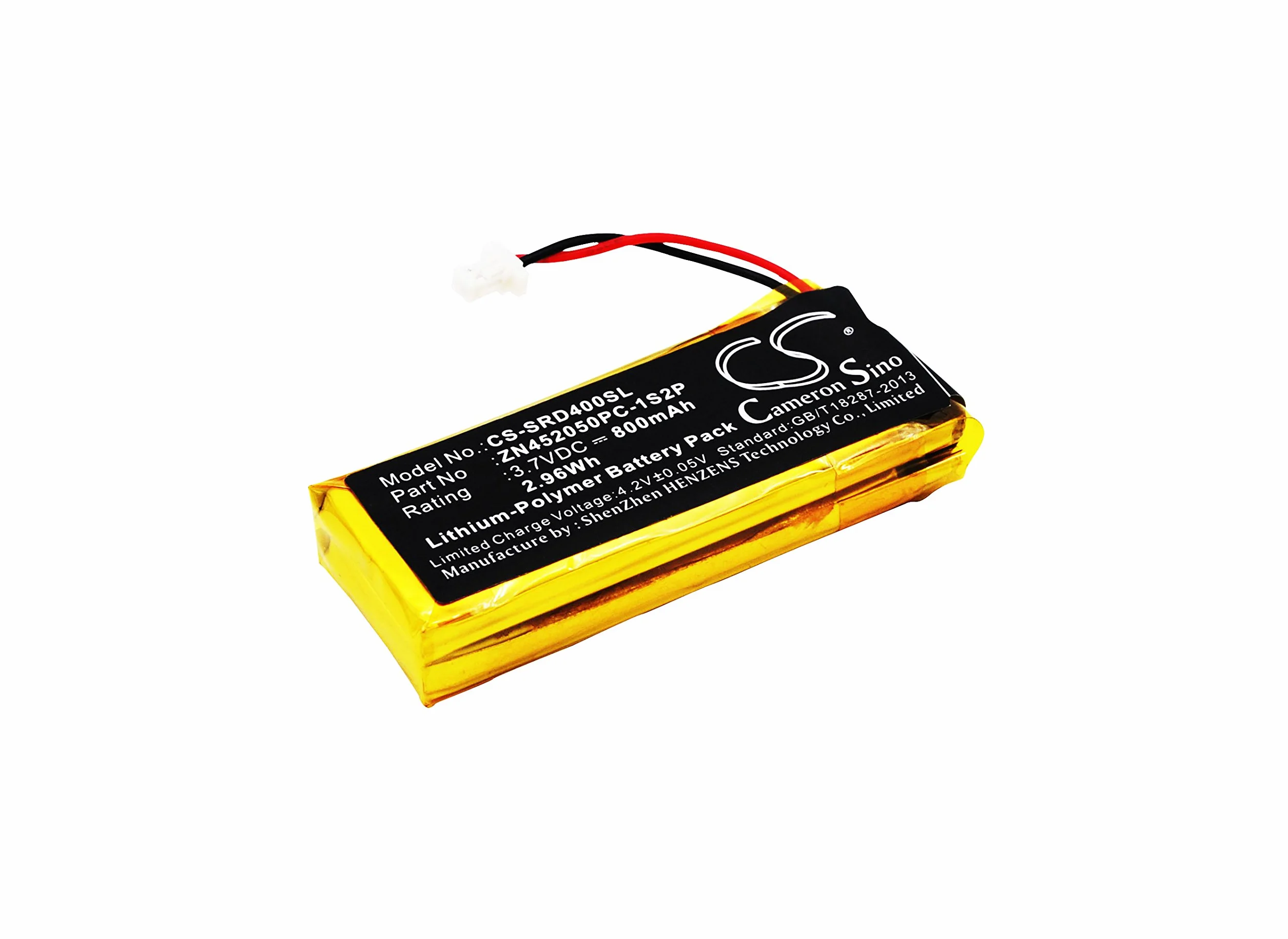 TECHTEK Bateria 800mAh kompatybilny z Schuberth C3, C3 Pro, Cardo G4, G9, G9x, Scala Rider G4, G9, G9x