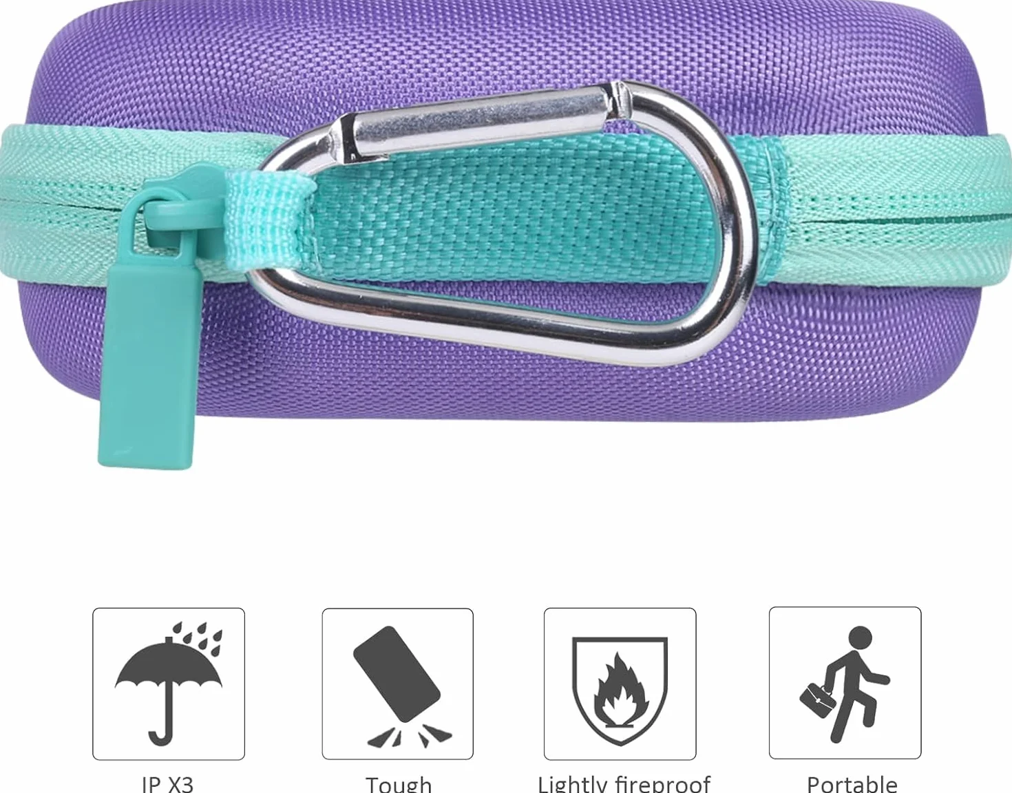 co2CREA Twarde etui podróżne do bezprzewodowej myszy Logitech POP, wyłącznie etui