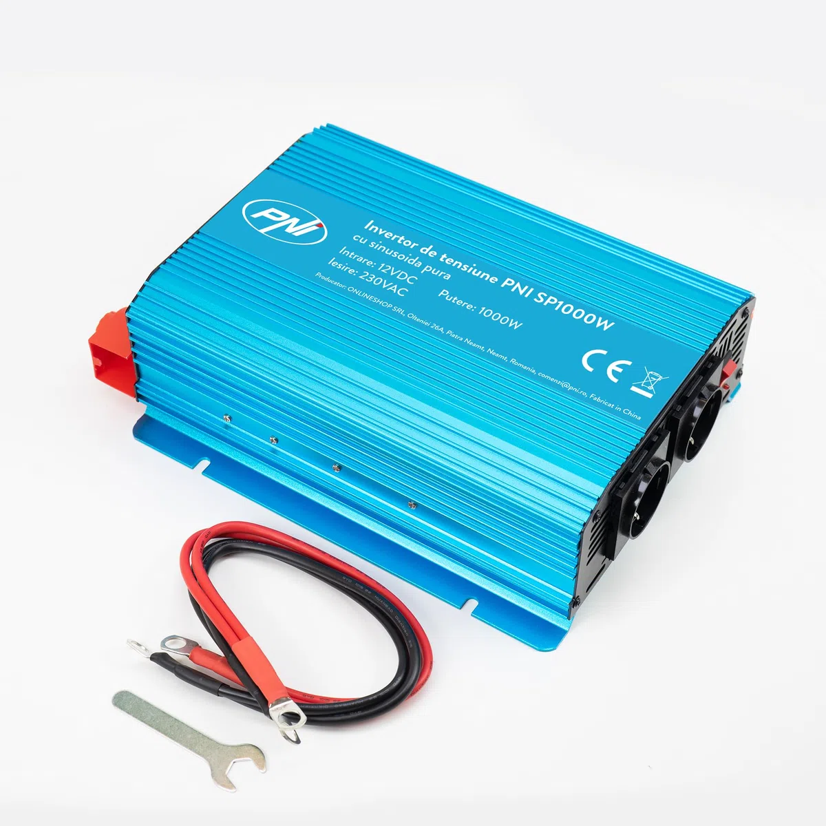 Inwerter 12V do 230V Volt Czysty Sinus sinusoida Przetwornica Inwerter PNI SP1000W napięcia samochodowa Falownik prądu przemiennego Czysta fala sinusoidalna Przetwornik DC AC