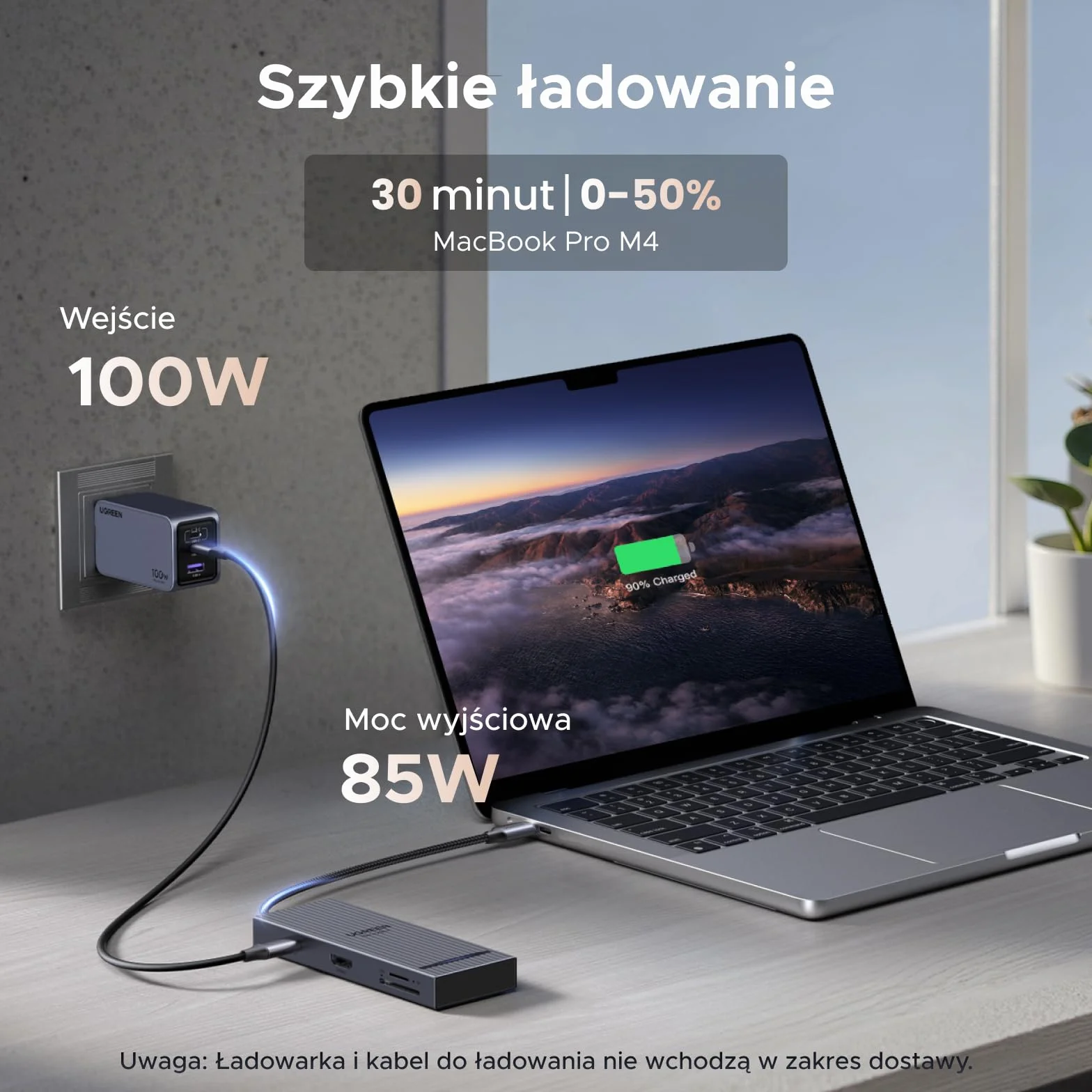 UGREEN Revodok Pro 10Gbps USB C Hub, adapter USB C HDMI 4K@60Hz, stacja dokująca USB-A 3.2, 2xUSB-C 3.2, czytnik kart SD/TF, PD 100W