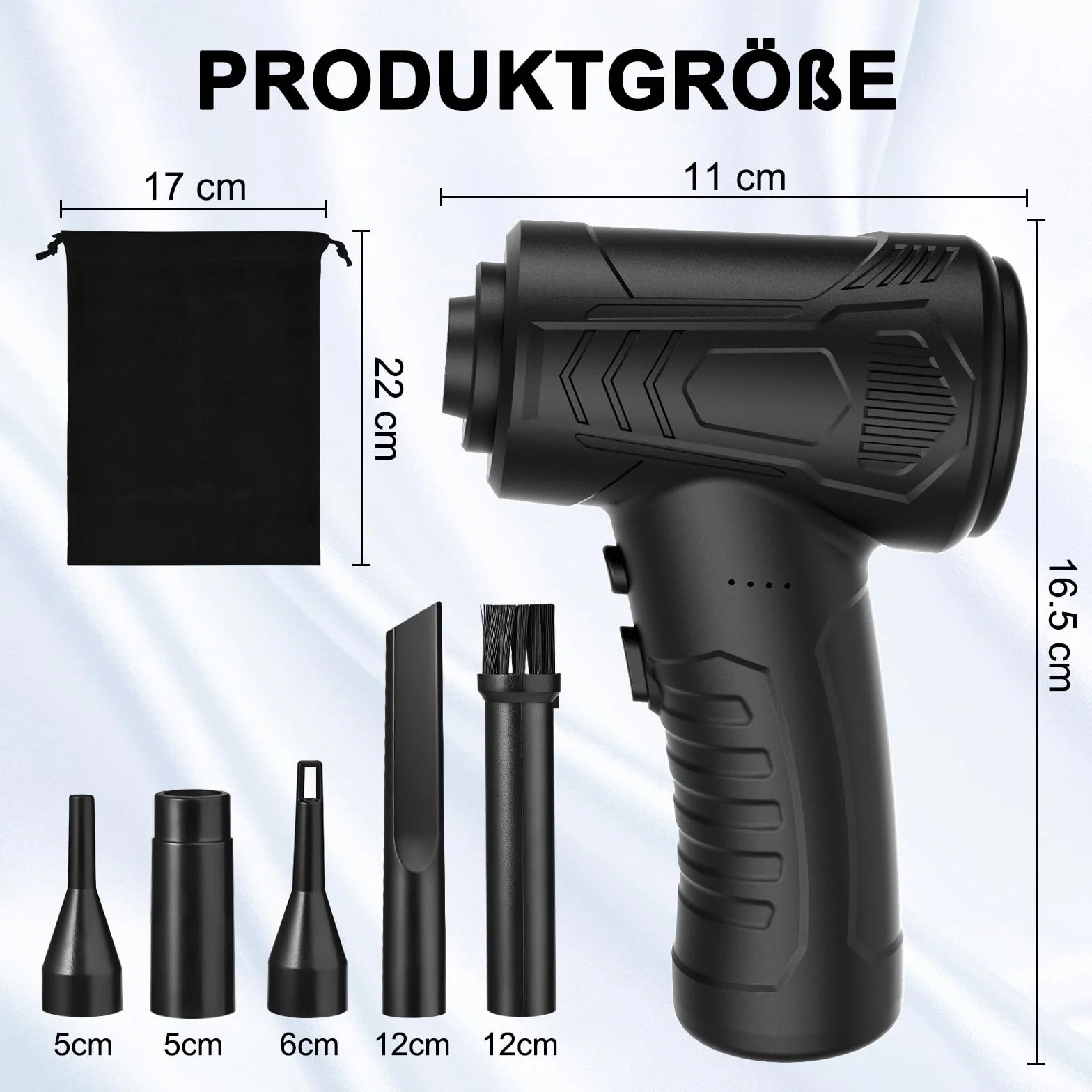 Faburo AGFAYF0810-GE1-DE 3-biegowa 51000 obr/min 7600 mAh LED szybkie ładowanie USB