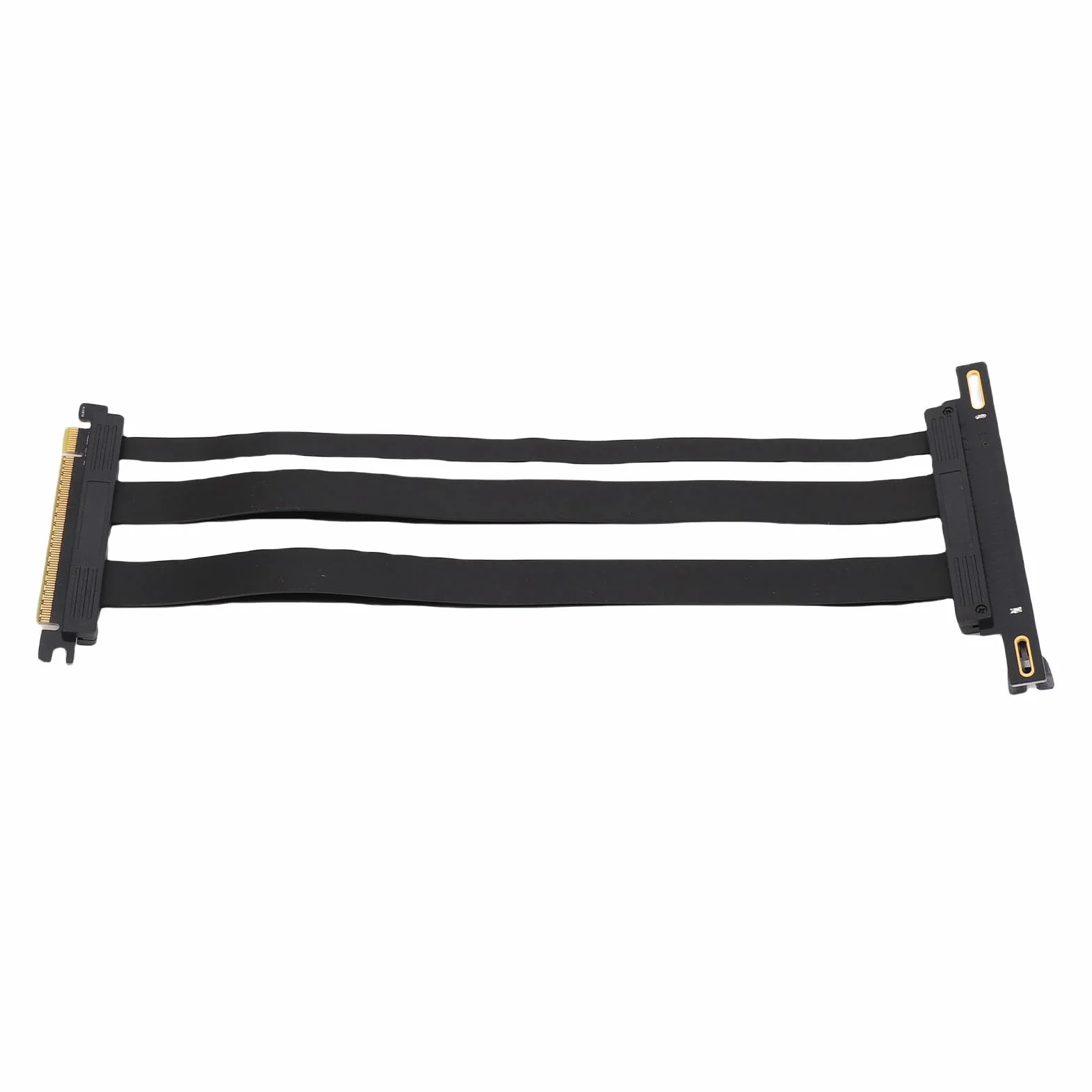 aqxreight aqxreight Kabel Nośny PCIe 5.0 X16 Ekranowany Pod Kątem 90 Stopni Przedłużacz GPU do Modeli i Serwerów RTX 4090, ITX Szybki Kabel PCI 5.0 X16 128 Gb/s Elastyczna Konstrukcja do Obudów