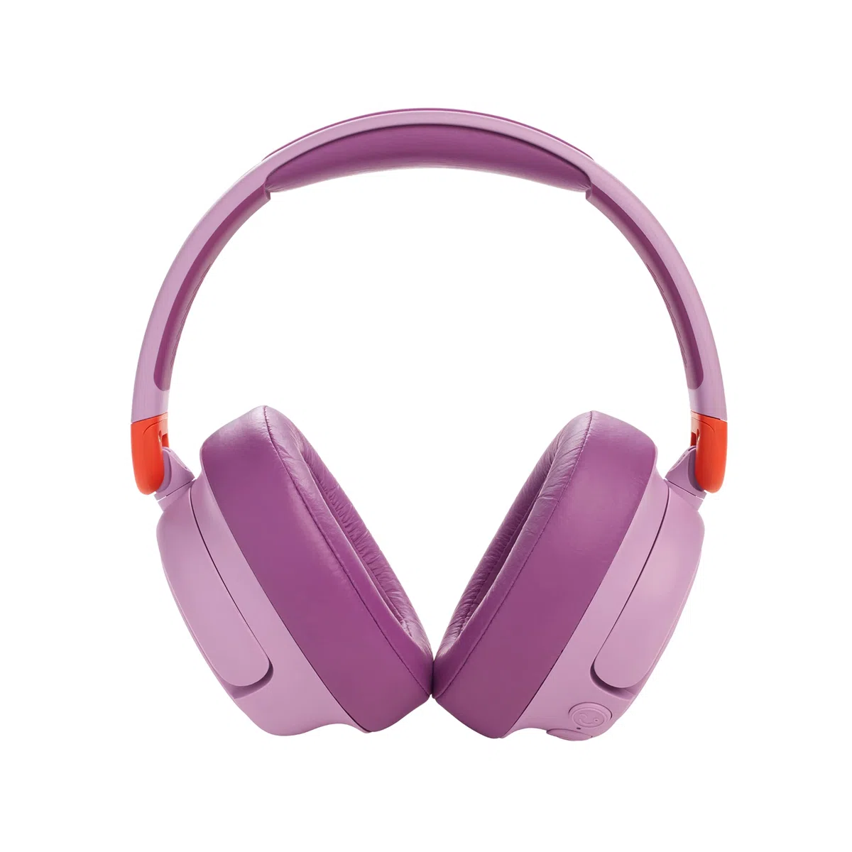 JBL JR 460 NC - bezprzewodowe słuchawki wokółuszne dla dzieci z technologią Sound Safe i lekką konstrukcją z miękkim poszyciem, Różowe