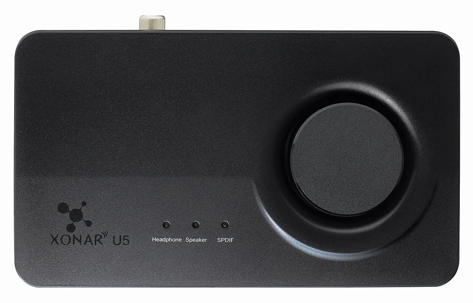 Asus Xonar U5 zewnętrzna karta dźwiękowa 5.1 (wzmacniacz słuchawkowy, 192 kHz/24-bit), czarna