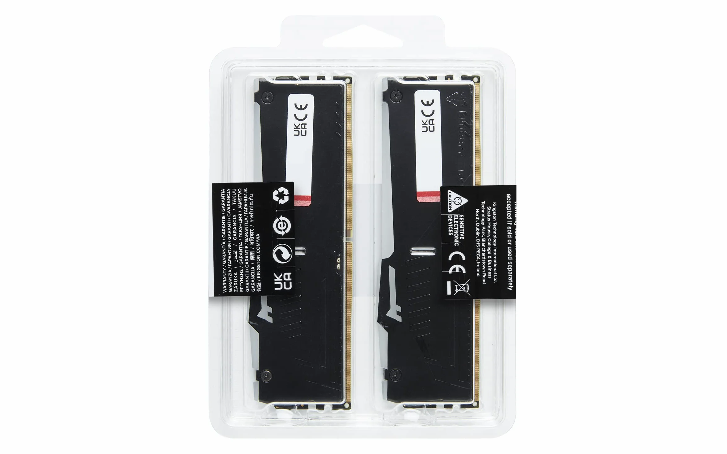 Kingston FURY Beast Black RGB 64GB (2x32GB) 6000MT/s DDR5 CL36 DIMM zestaw pamięci do gier stacjonarnych 2 AMD EXPO/Intel XMP - KF560C36BBE2AK2-64