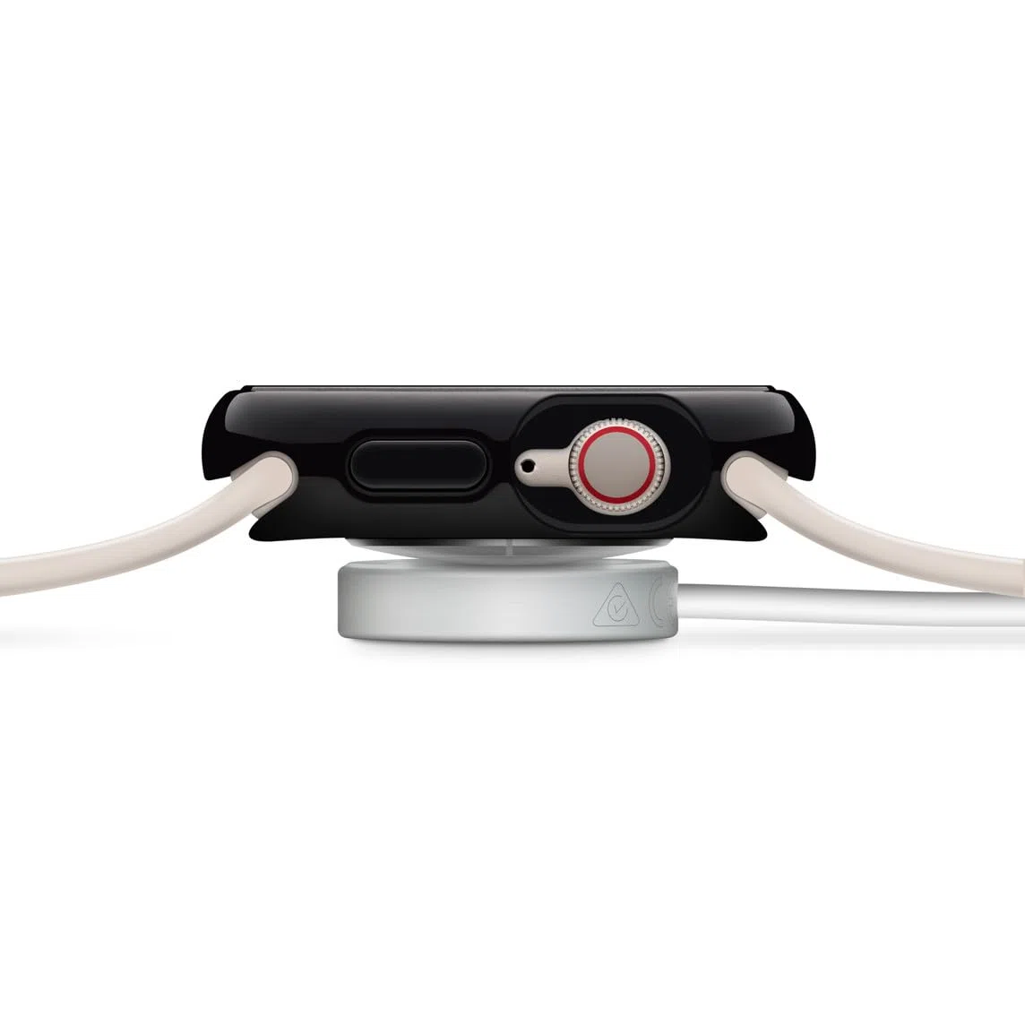Watch Bumper OtterBox do Apple Watch Series 9/8/7-45mm, odporne na wstrząsy, odporne na upadki, smukłe etui ochronne na zegarek Apple Watch, chroni wyświetlacz i krawędzie, Obsidian