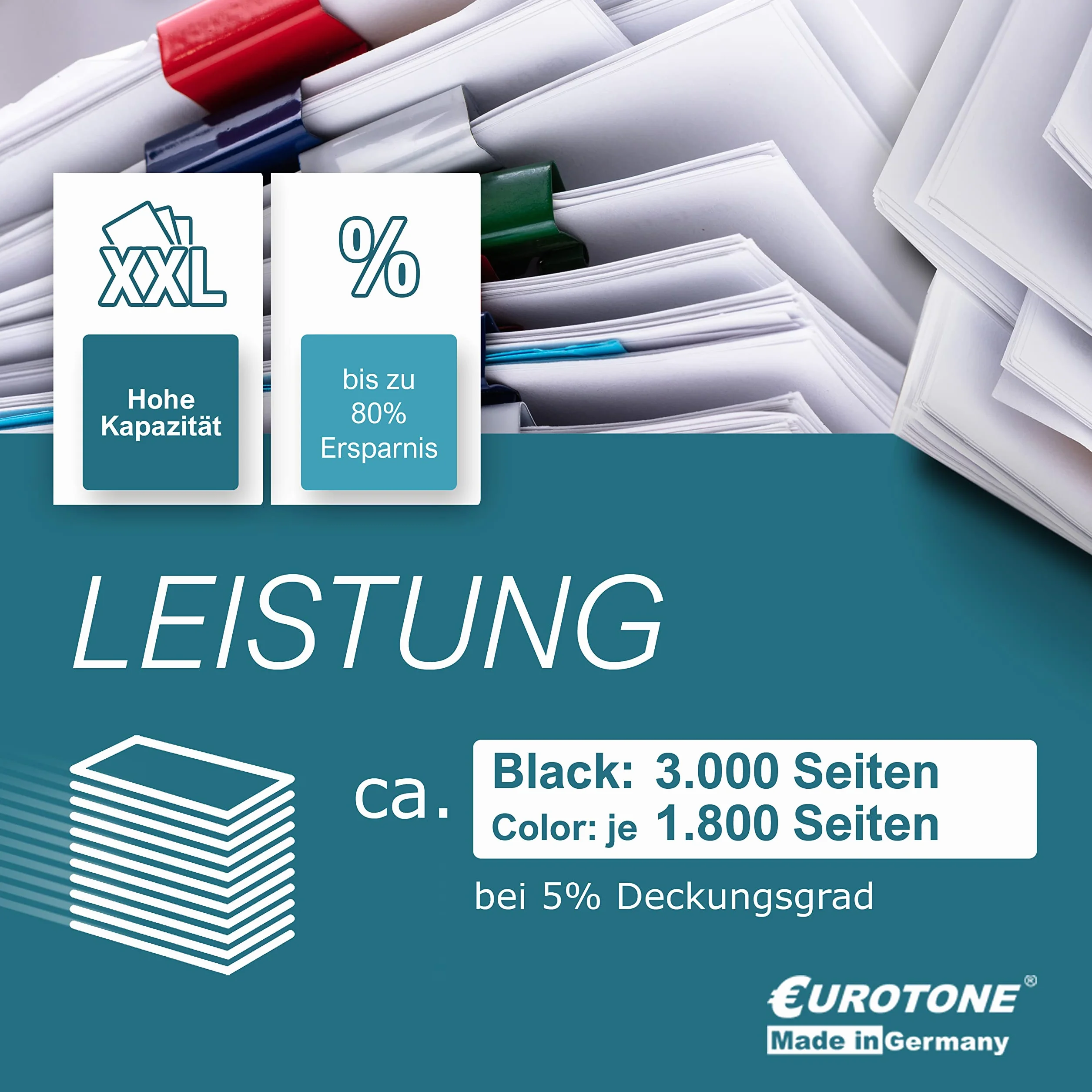 Eurotone Toner 4X Toner kompatybilny jako zamiennik do Brother DCP-L8410 DCP-L8410 zastępuje TN-421 TN421 zestaw