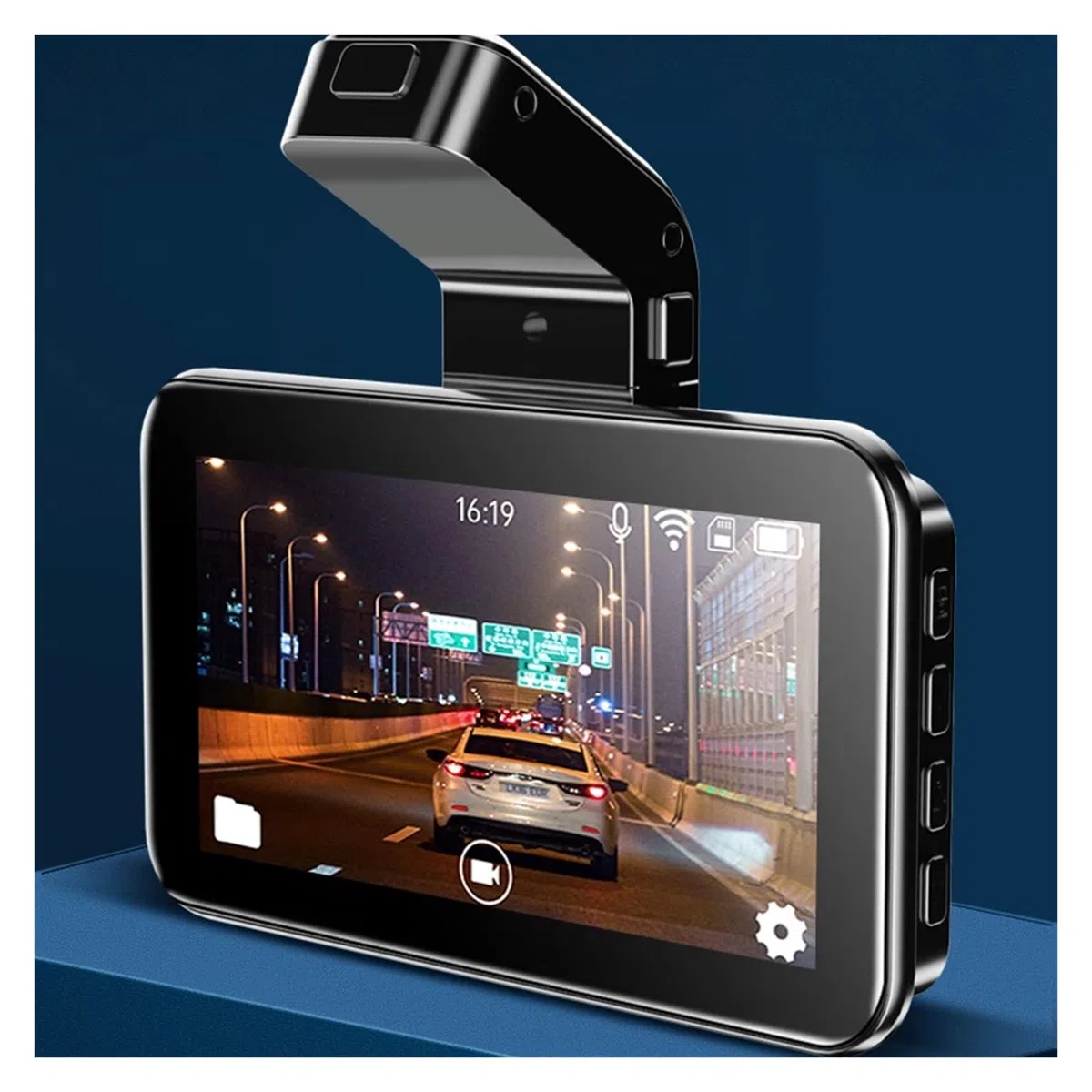 Kamera samochodowa 1440P Rejestrator jazdy Samochodowa kamera HD Dwuobiektywowy Wbudowany rejestrator DVR Dashcam Podwójne nagrywanie Ukryty monitoring Super Widzenie Nocne(Single Lens-NO Card)
