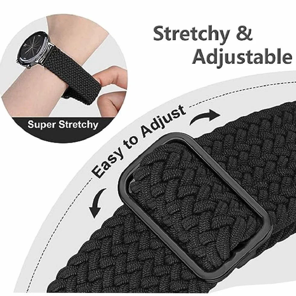Nylonowy pasek zapasowy do zegarka Garmin Vivoactive 4/Forerunner 255/255 Music/265/745, 22 mm, sportowy pasek do zegarka Garmin Venu 3/Venu 2/First Avenger/Darth Vader