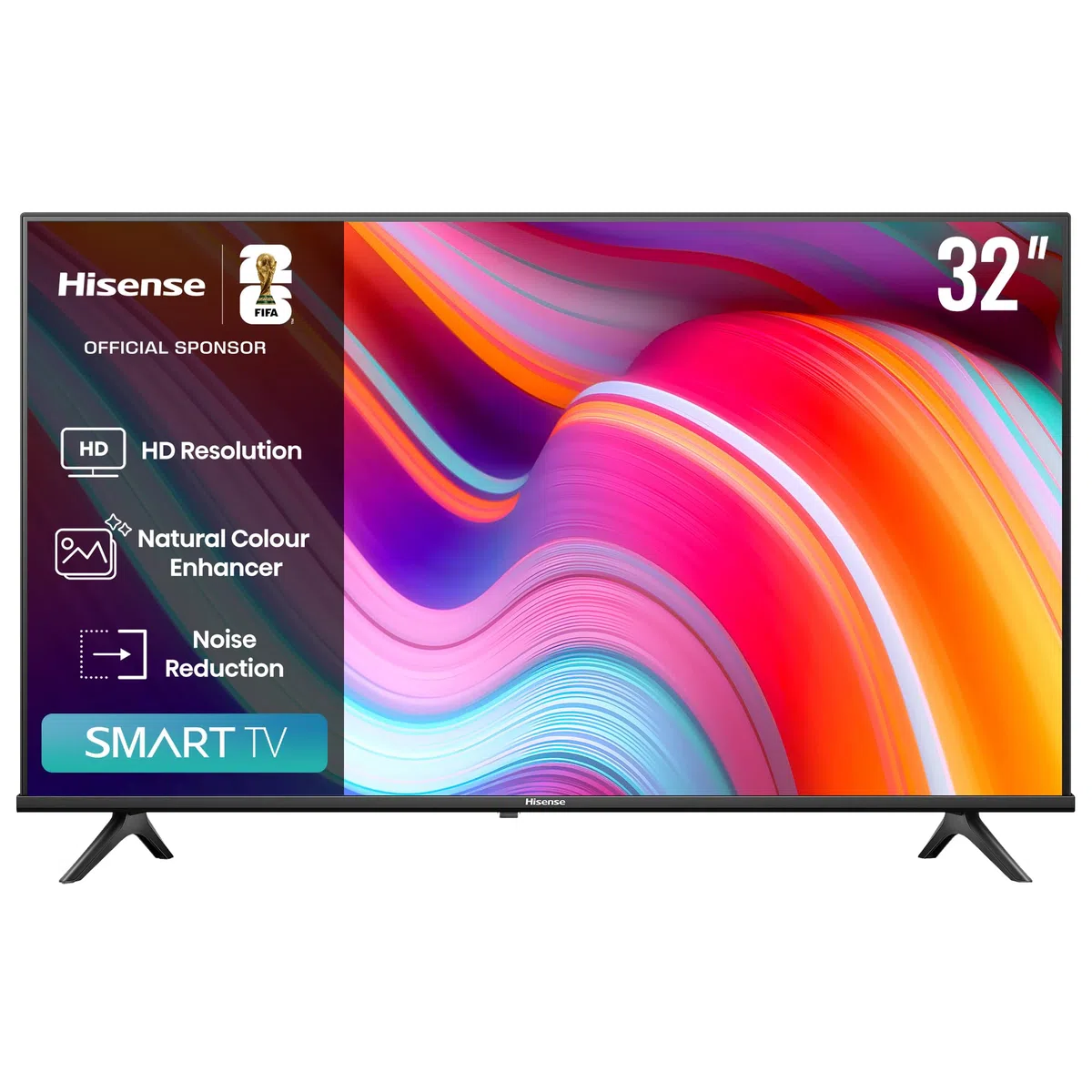 Hisense Telewizor 32A4K – 32-calowy telewizor HD Smart TV z trybem gier, sztukami AI, dźwiękiem Dolby DTS HD, wysokim kontrastem, VIDAA U6, funkcja udostępniania na telewizorze (2023)