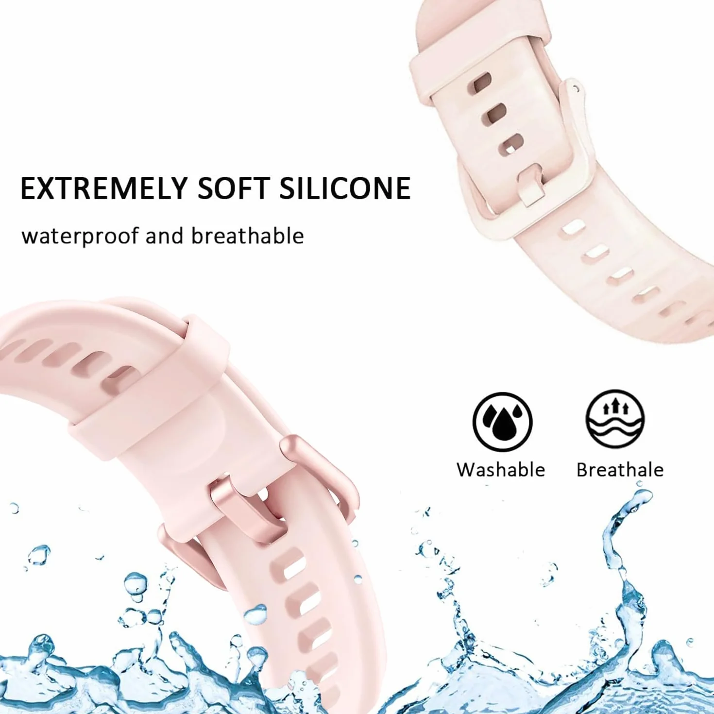 Pasek do Huawei Fit 3/4/4 Pro, miękki silikonowy