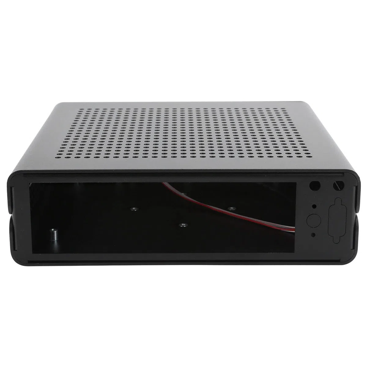 Aluminiowa Obudowa HTPC do Płyty Głównej MiniITX, Obudowa G60S Zapewnia cichą pracę, Odpowiednia do Użytku Domowego i Biurowego, Elegancka Tekstura i Wszechstronne Możliwości Umieszczenia