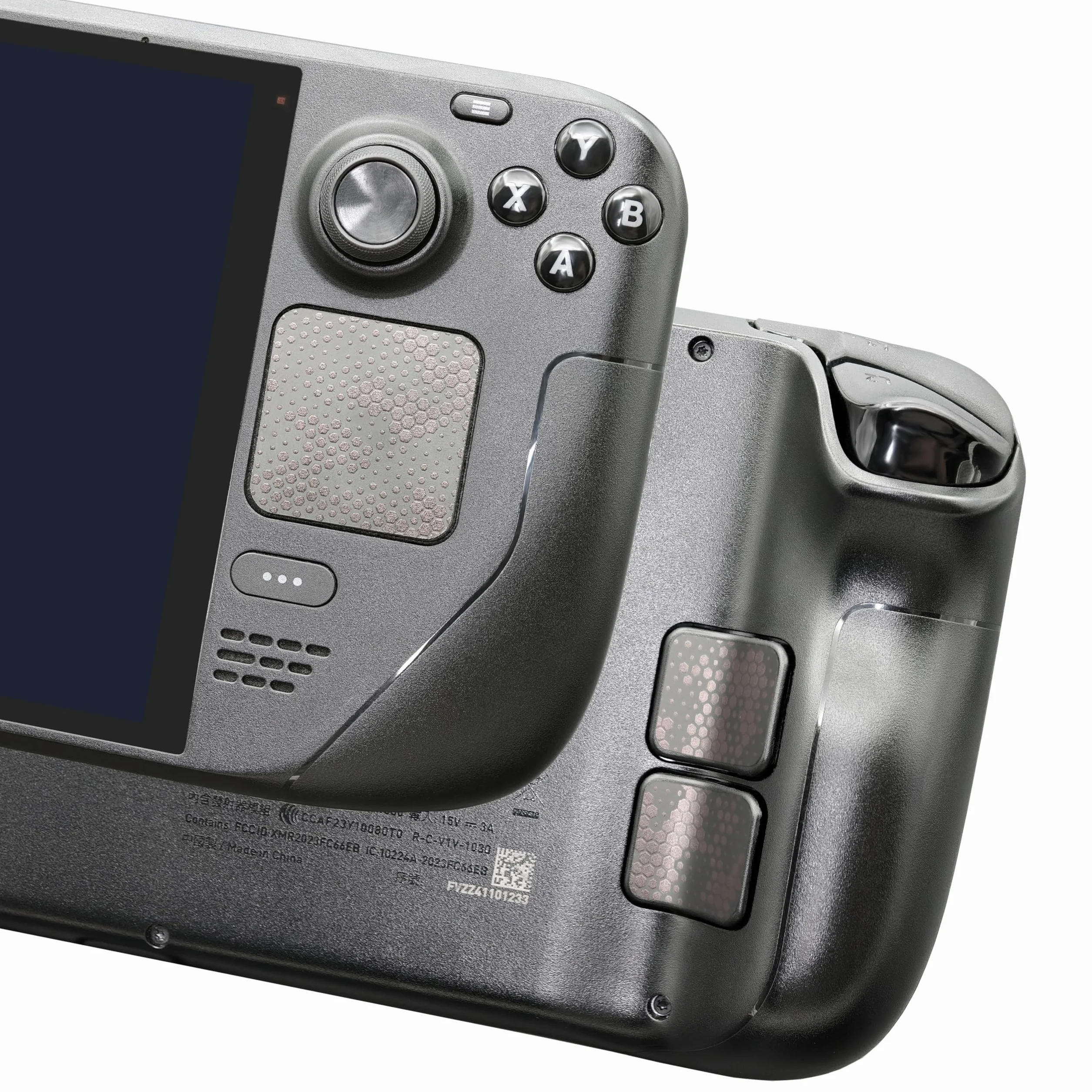 Steam Deck Touchpad Protector, Naklejka Ochronna Skórzana Teksturowana, Uchwyt Skin Luck&Link
