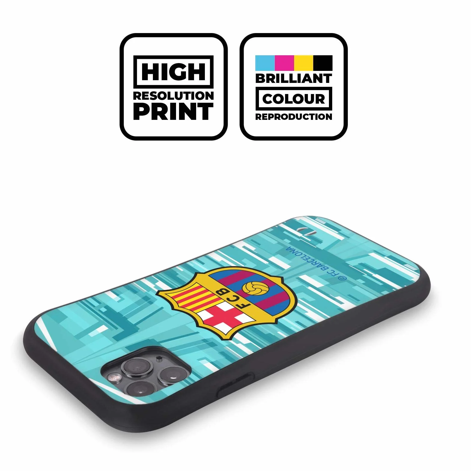 Head Case Designs Oficjalnie Licencjonowany FC Barcelona Bramkarz 2019/20 Zestaw Etui Hybrydowe Kompatybilny z Apple iPhone 15 Pro Max