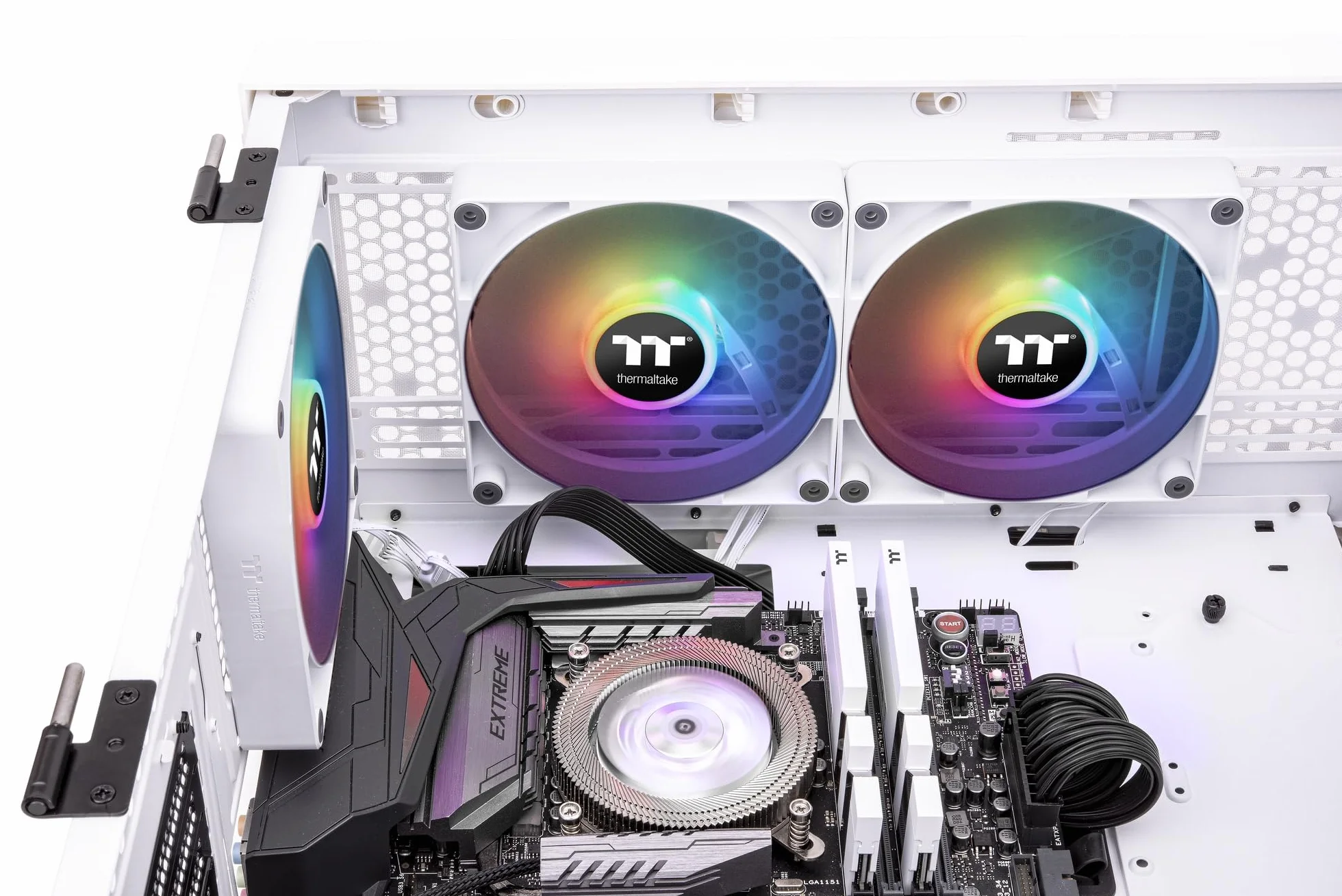 Thermaltake CT120 ARGB Sync PC Cooling Fan White | 2 Pack