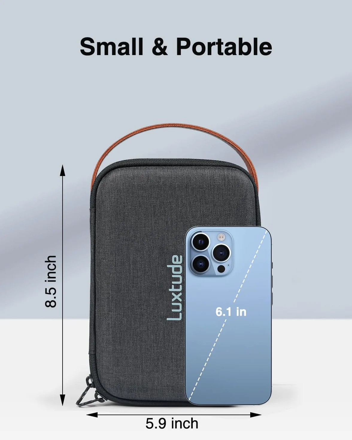 Luxtude Elektroniczny organizer torba podróżna mały do ładowarki