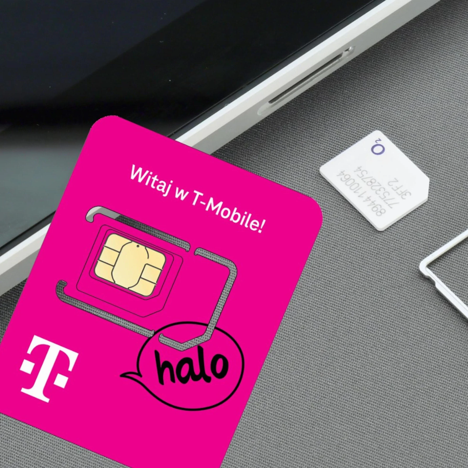 SIM Anonima VIP T-Mobile Polska Plug & Play, gotowa do użycia, do użytku we Włoszech, umowa konsumencka. Idealna do rejestracji i odbioru OTP