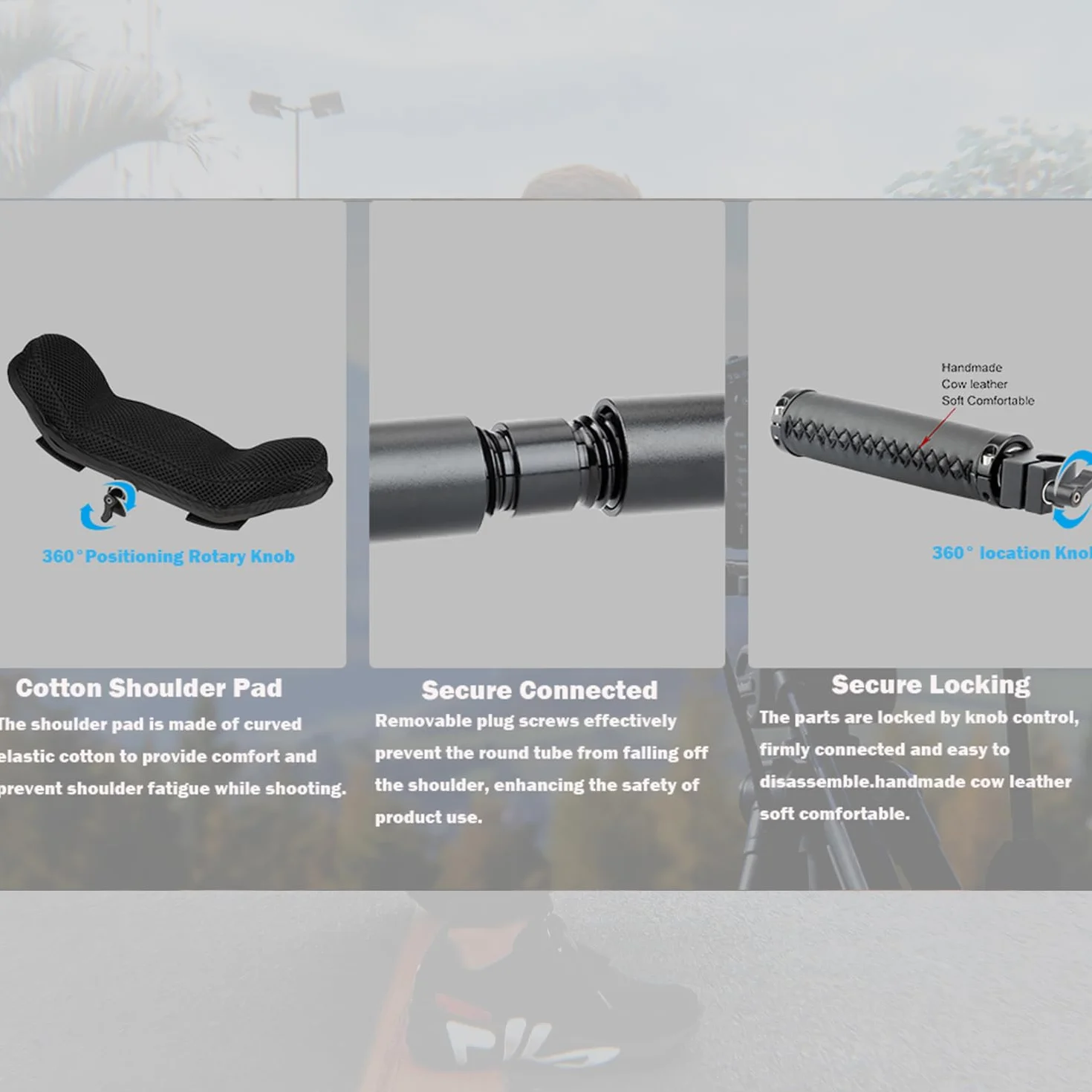 NICEYRIG 15 mm system wsparcia dla lustrzanki lustrzanej aparatu, stałe nagrywanie wideo ramię Rig z uniwersalną podstawą, drążek ze stopu aluminium 15 mm, zestaw uchwytów - 435