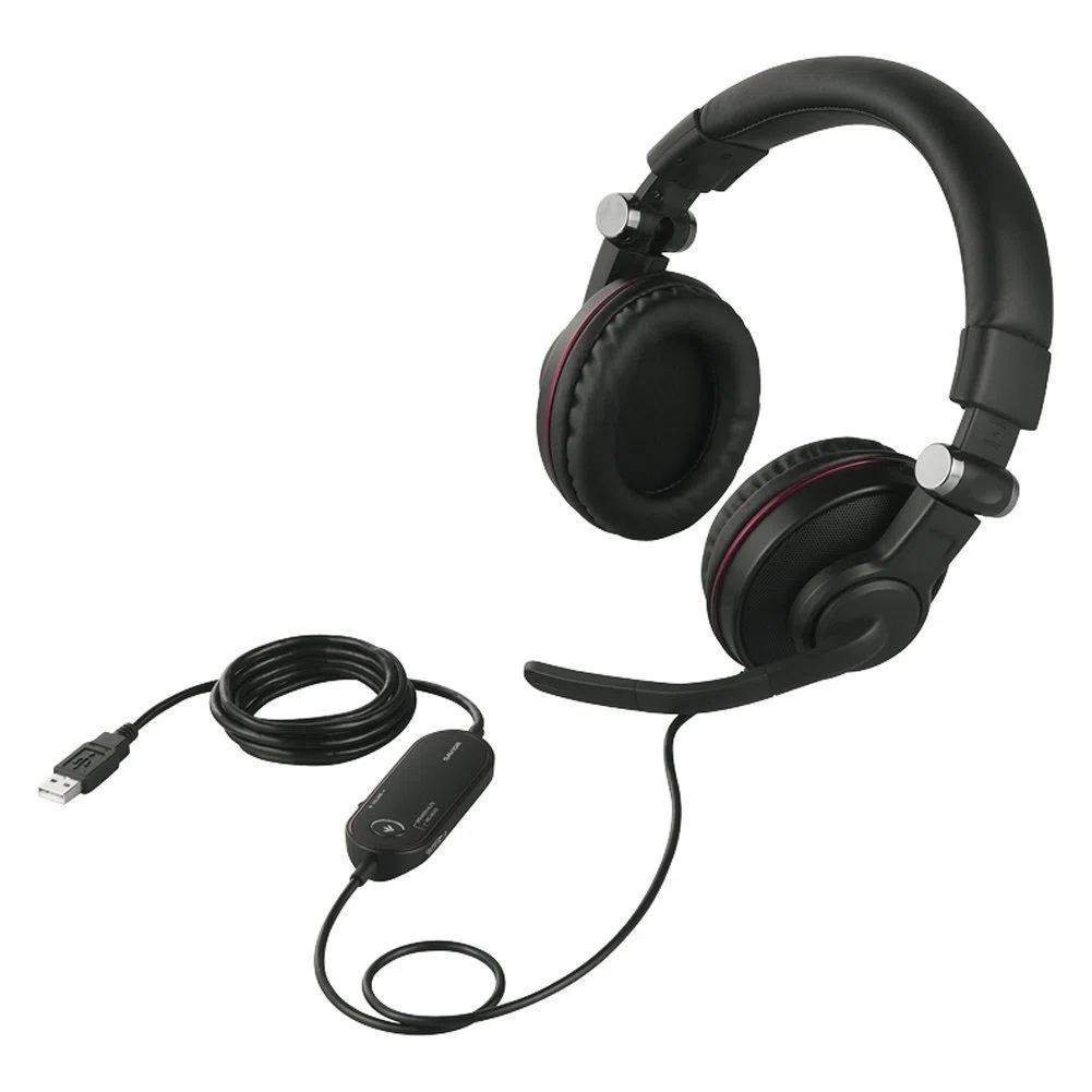 Buffalo Savior BSHSUH05BK opaska binauralna czarna zestaw słuchawkowy - zestaw słuchawkowy (PC/Gaming, 5.1 kanały, binaural, opaska na głowę, czarna, okablowana)