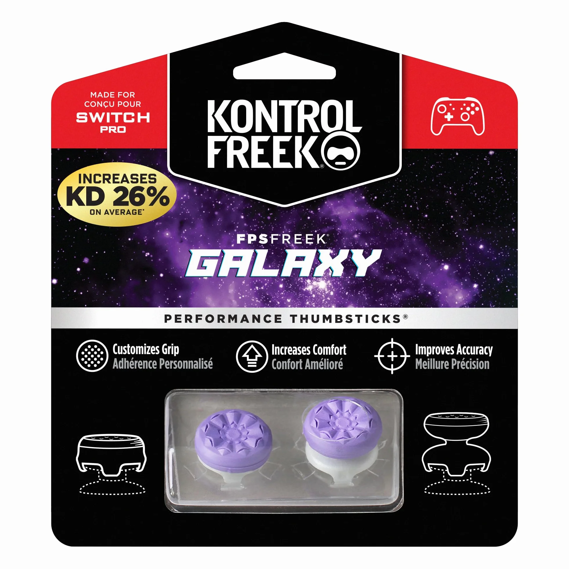 KontrolFreek FPS Freek Galaxy PS5/PS4 4 ząbki